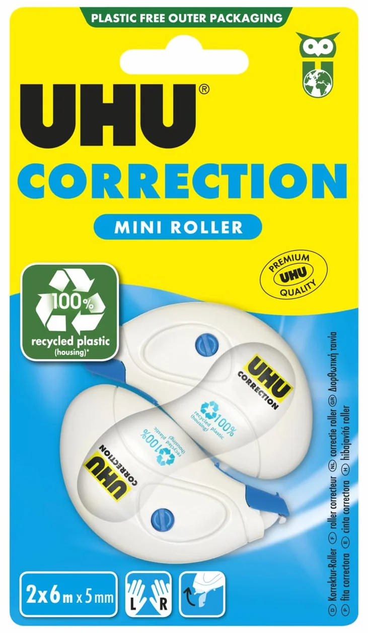 Uhu correttori a nastro 5 mm 6 metri