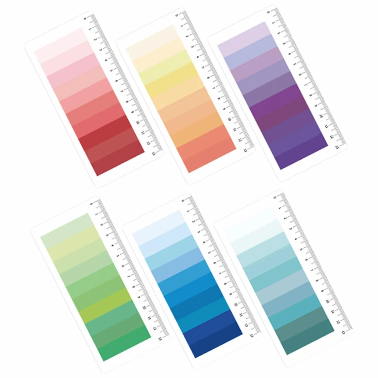 12 Set Linguette Adesive Colorate per Libri Indicatori Riposizionabili e Scrivibili per Studio e Ufficio Foglietti per Organizzazione