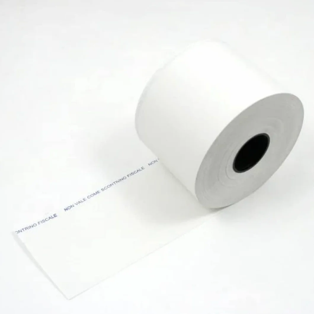 Opendata Rotoli di Carta Termica Adesiva Per Bilancia – Rotolo Termico Adesivo 60x40mt con Anima 25 mm (Confezione da 10 Rotoli)