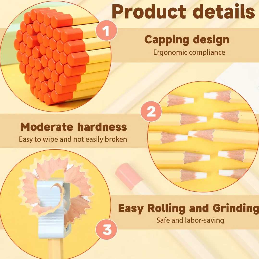 Gomma Di Precisione 12 Pezzi, Gomme Affilabili, Temperino, Facile da Trasportare, per Artisti e Principianti