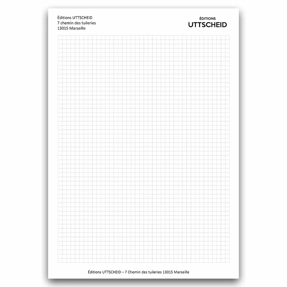 Blocco note personalizzato A4 – carta 80 g incollata in testa senza copertina – personalizzabile – UTTSCHEID (5)
