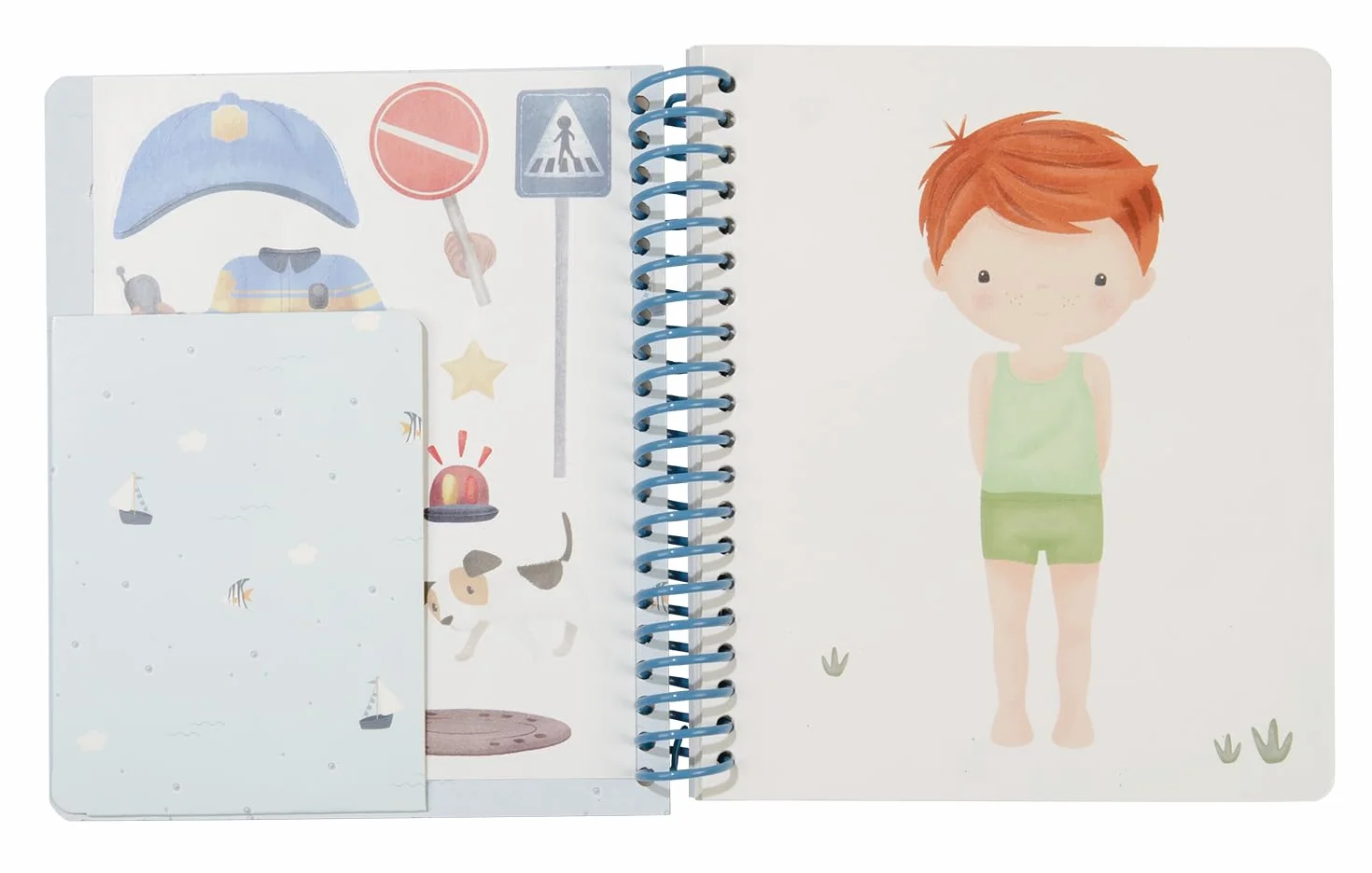 Little Dutch Libro con adesivi Dress me up Jim & Friends