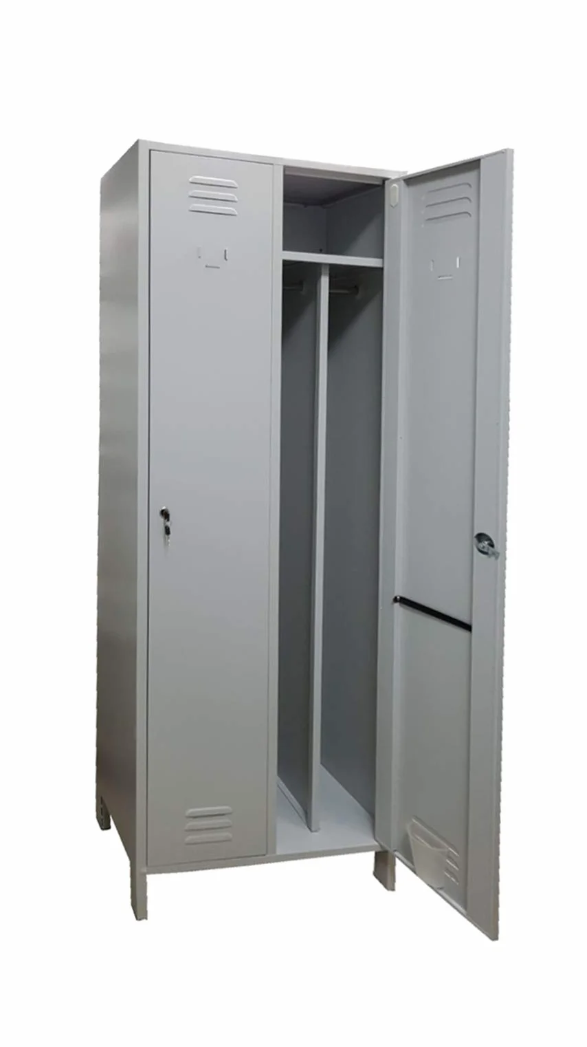 Armadio Armadietto Spogliatoio in metallo Sporco/Pulito 2 Posti Salva Spazio Dim. 68x34x180h cm