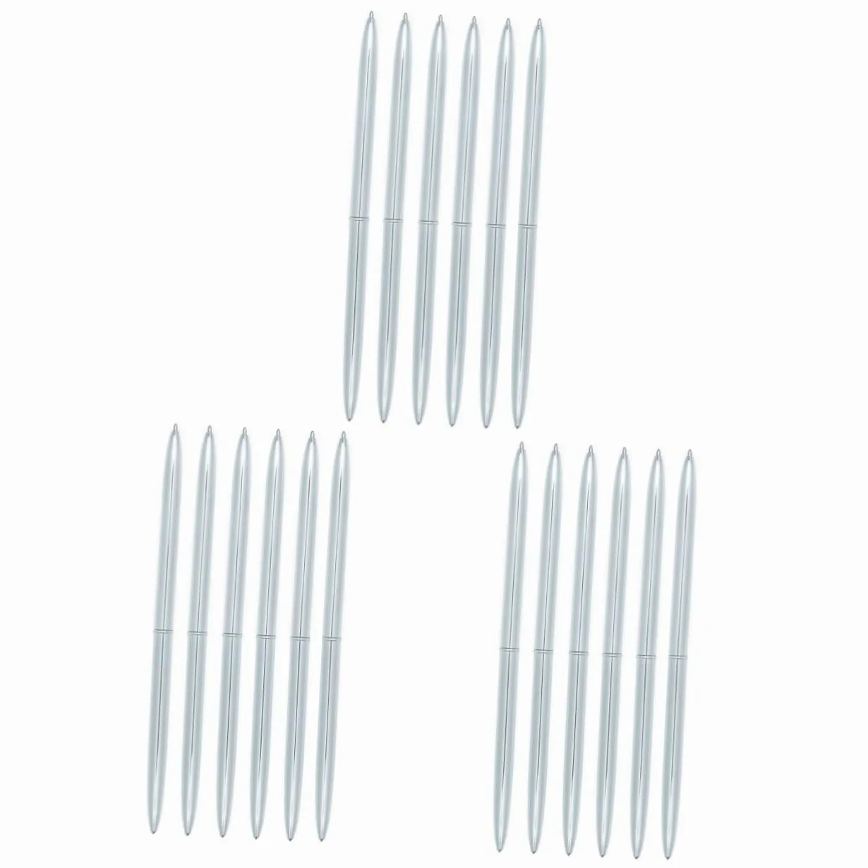 EXCEART Penne A Sfera Da 18 Pezzi Penna A Sfera In Argento Nero