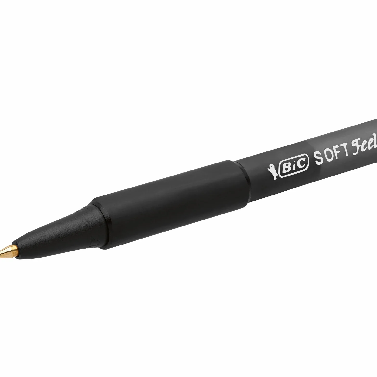 BIC Soft Feel Clic Grip Penne a Sfera a Scatto Punta Media 1.0mm Nero Confezione 36 Pezzi