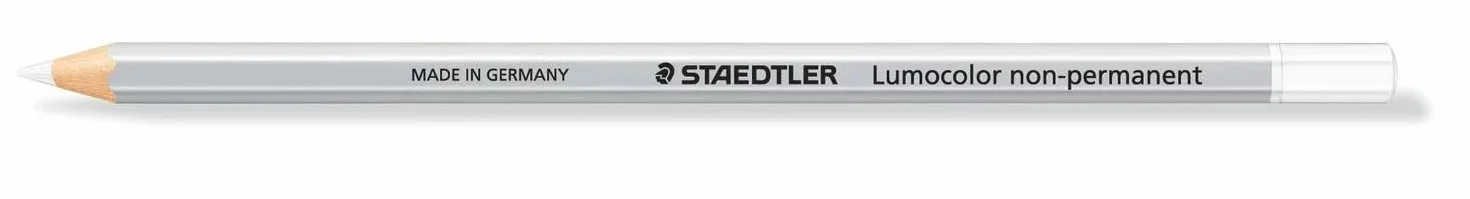 Staedtler - Matita Lumocolor Non Permanente Omnichrom Bianca Staedtler - Confezione_12