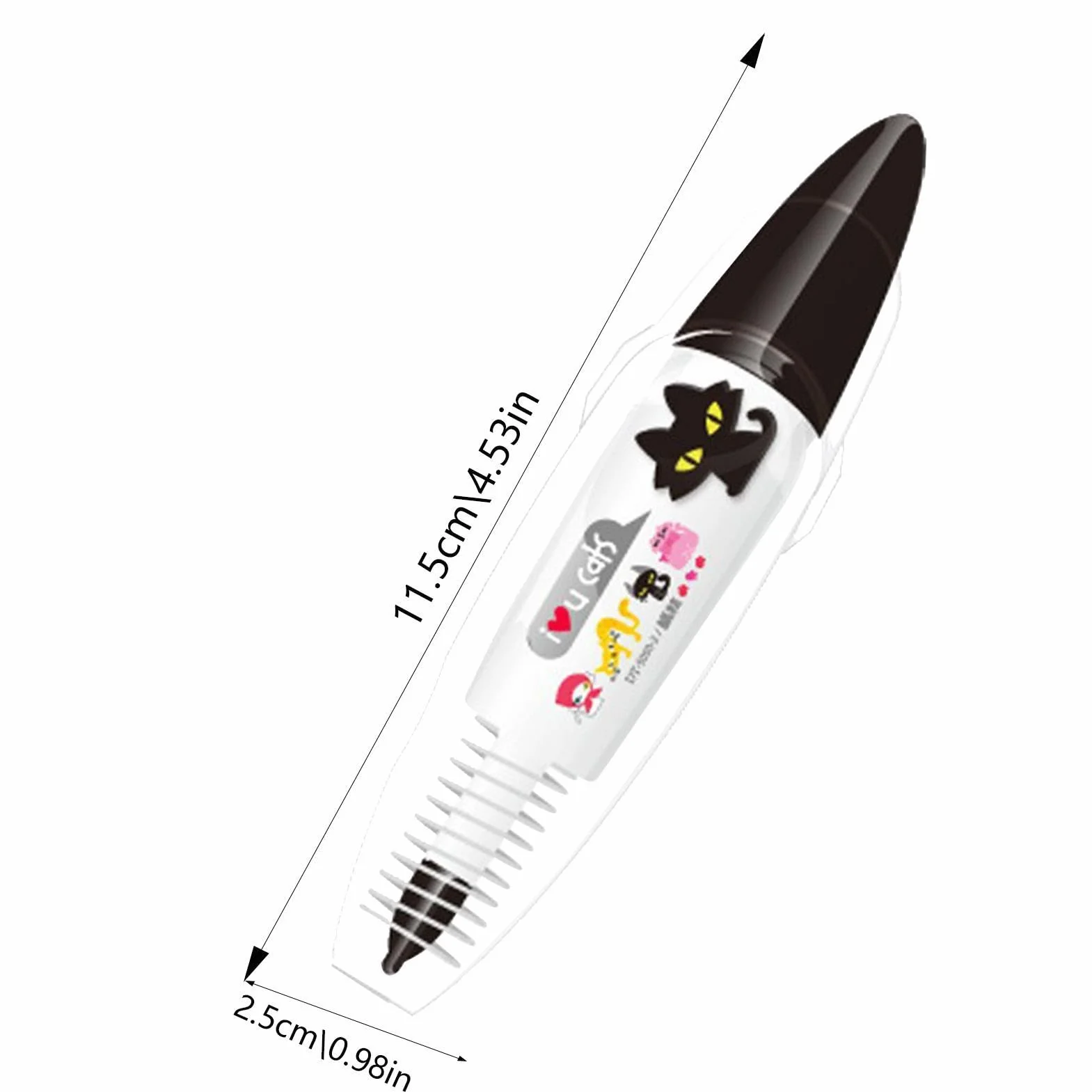 Penne Decorative con Motivo Fumetti per Scrapbooking