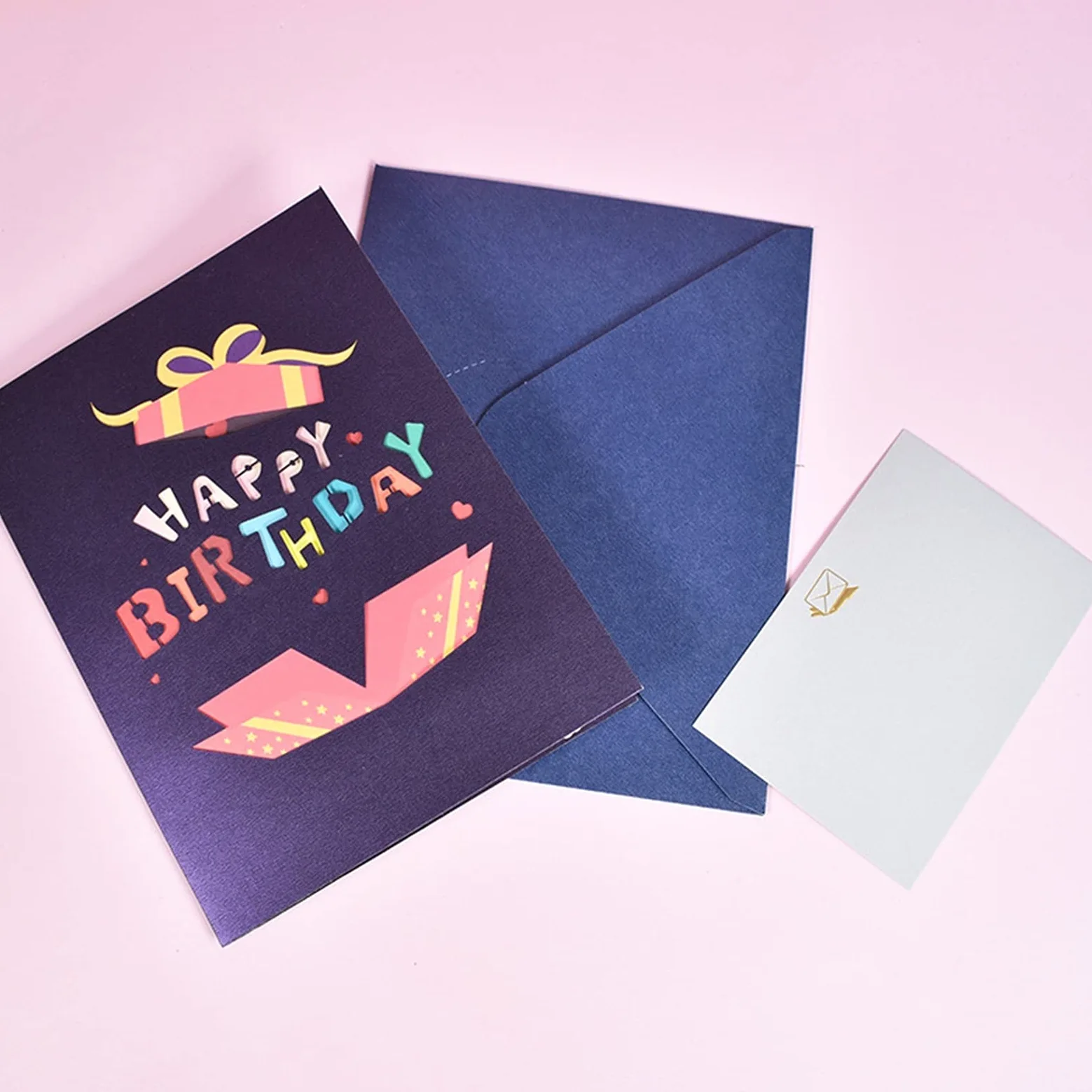 Biglietti d' auguri Biglietto di auguri 3D compleanno BUON COMPLEANNO Carta a pop- up fatta a mano con busta per ragazza bambini moglie compleanno Biglietti augurali Compleanno