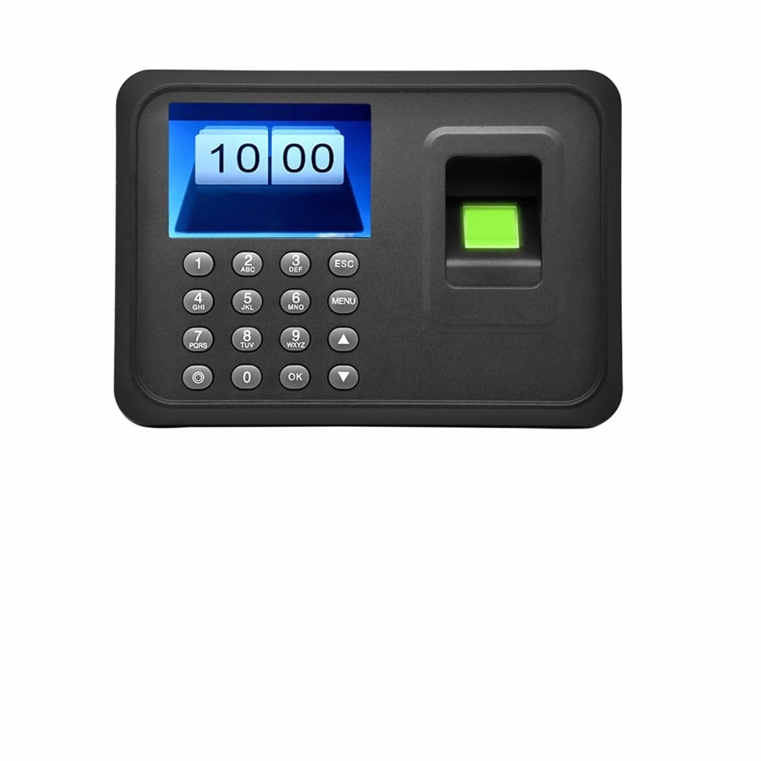 Macchina Timbratrice, Lettore di check-in for dipendenti con password biometrica USB display LCD TFT da 2,4'', software gratuito for la presenza impronte digitali