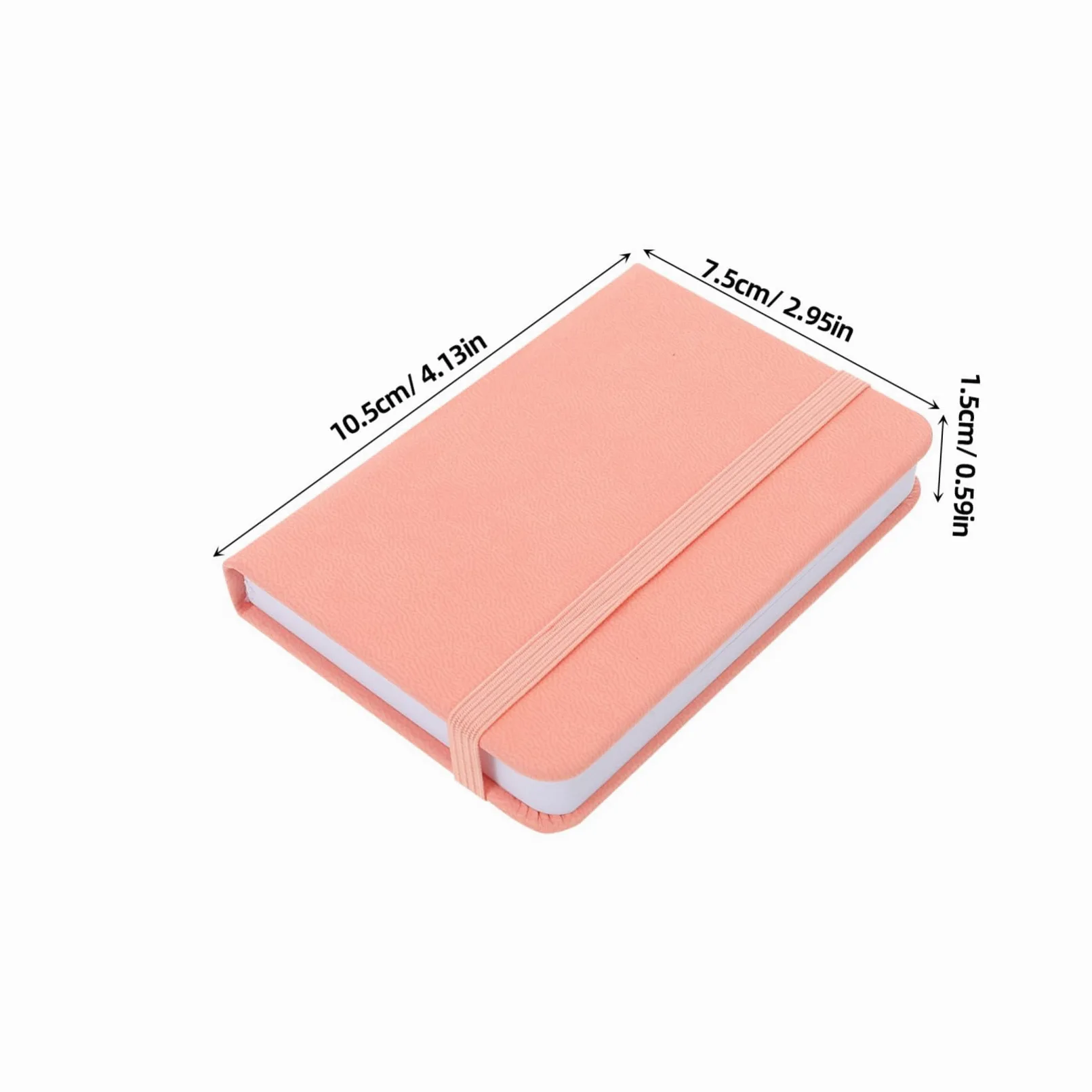 Hemobllo Quaderno Tascabile Rigido A7 Marrone 10 Pezzi in Carta e Pu | Copertina Resistente, Scrittura Fluida, Formato Mini Portatile, Stile Minimale ed Elegante per Borsa