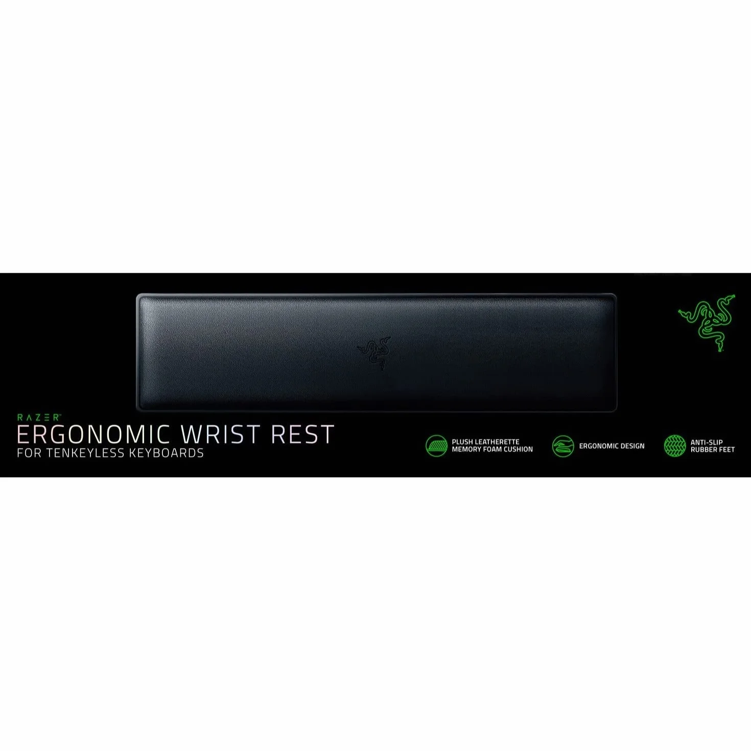 Razer Poggiapolsi Ergonomic Tenkeyless Memory Foam Polipelle Antiscivolo