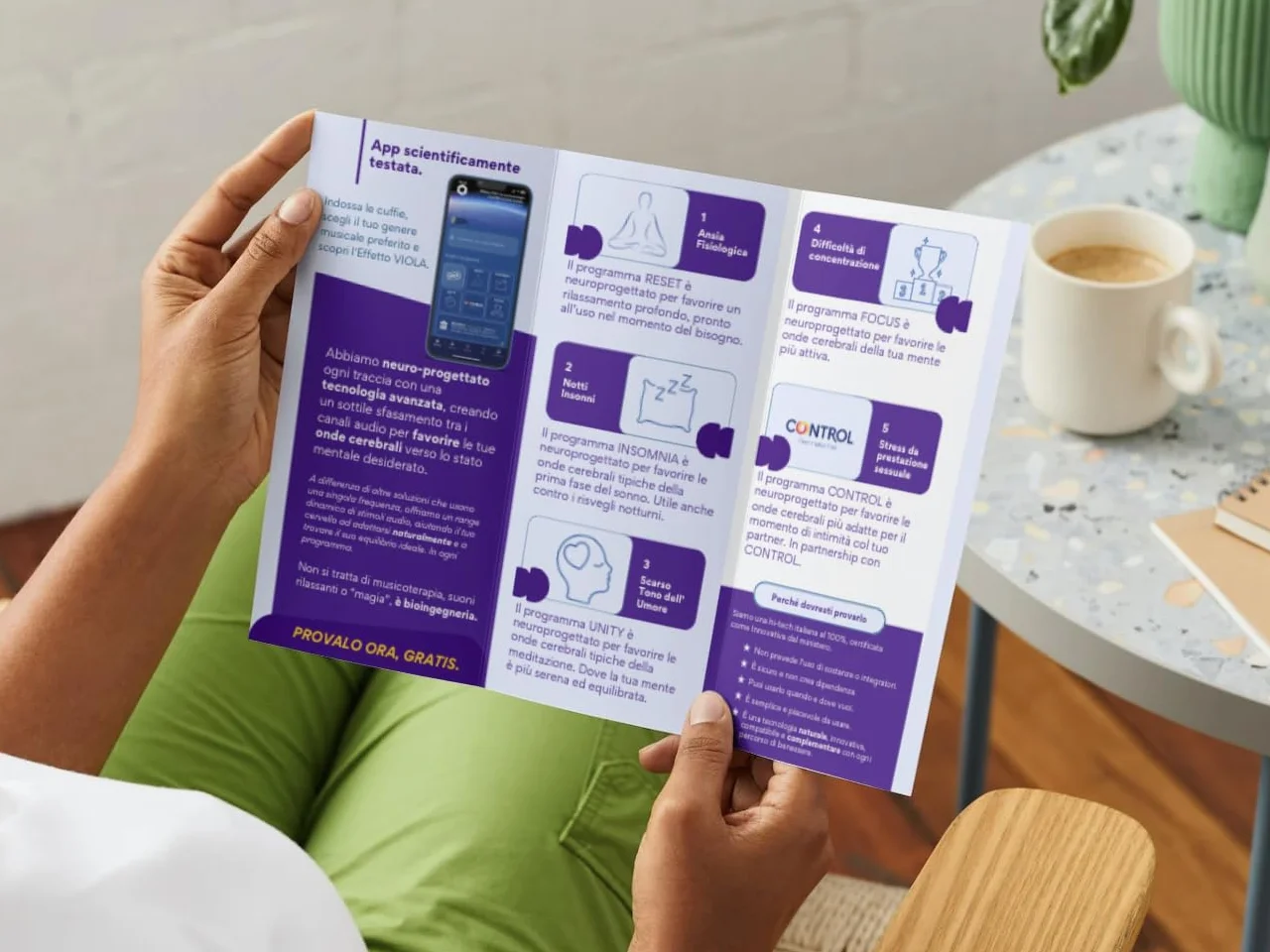 Effetto VIOLA brochure per affiliati