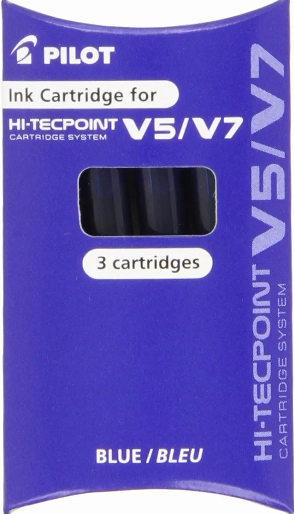 Pilot BXS-IC-L-S3 Pack 3 recambios v5 azul
