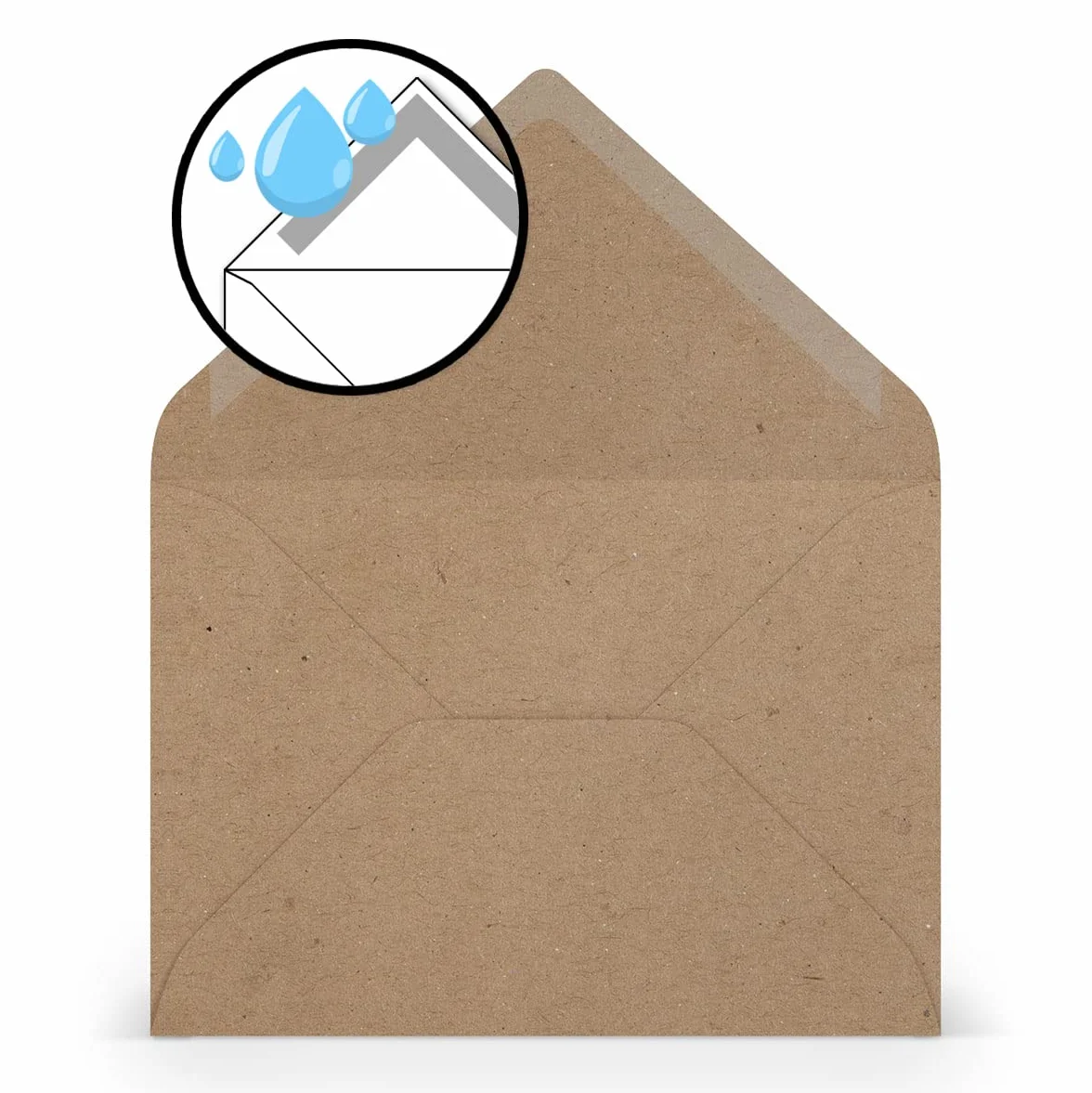 Buste per lettere PAPERADO DIN B6 100 g/m² 17,8 x 12,5 cm senza finestra chiusura a linguetta