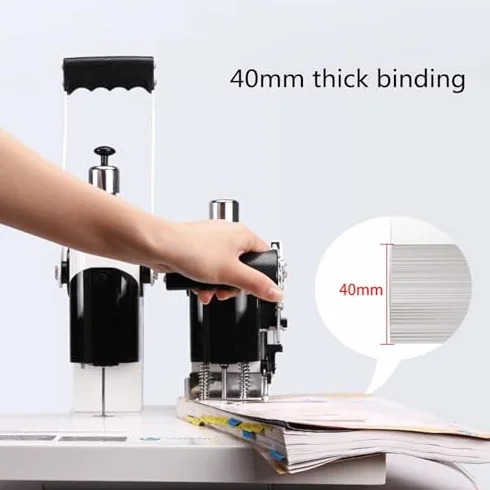 Macchina legante elettrica con tecnologia Hot-Melt per la contabilità manuale vincolante
