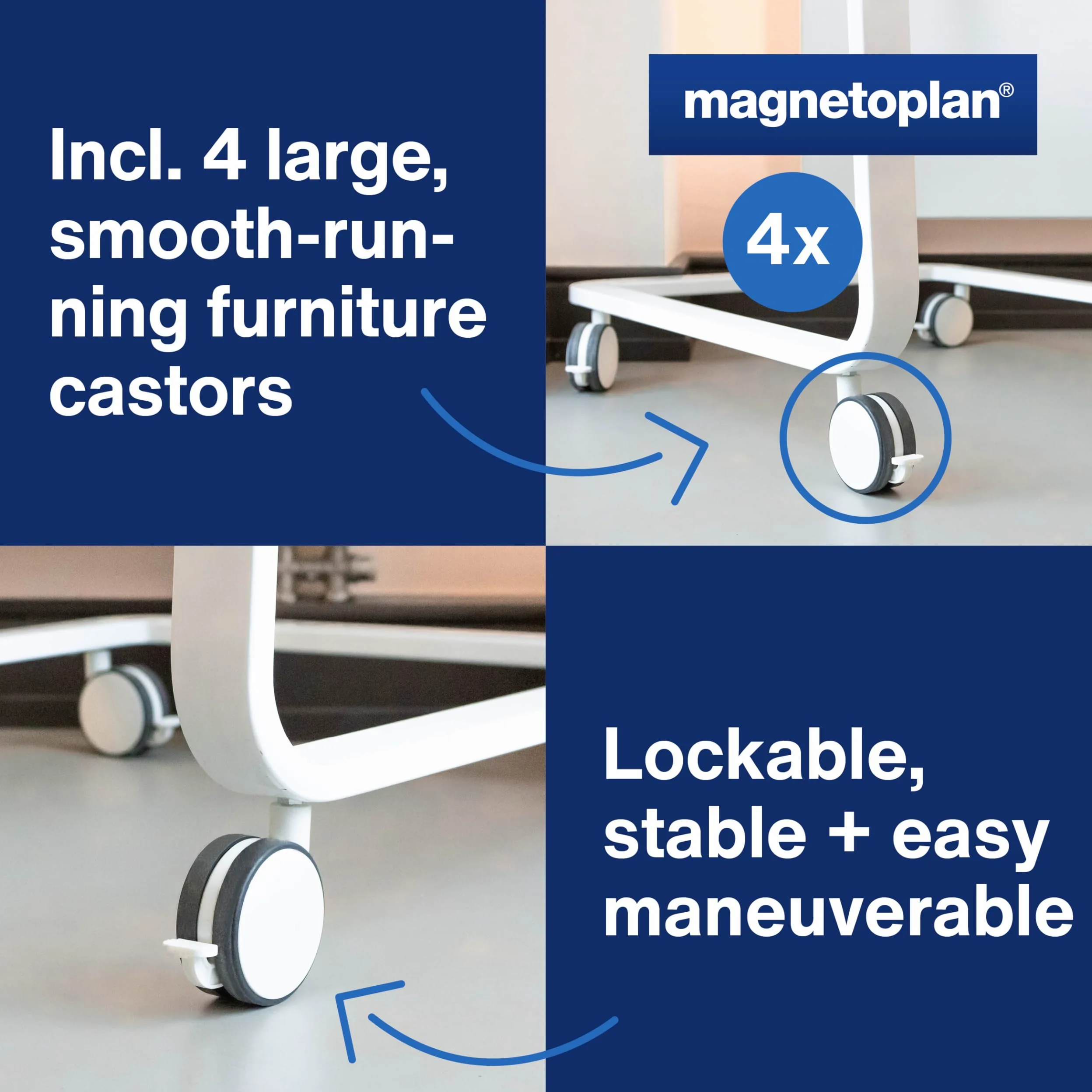 magnetoplan - Lavagna a fogli mobili Evolution Plus