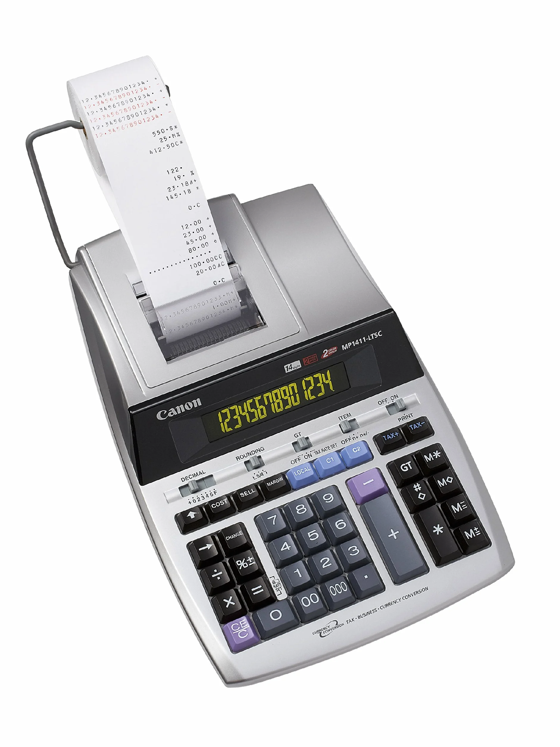 Canon MP1411-LTSC calcolatrice Desktop Calcolatrice con stampa Argento