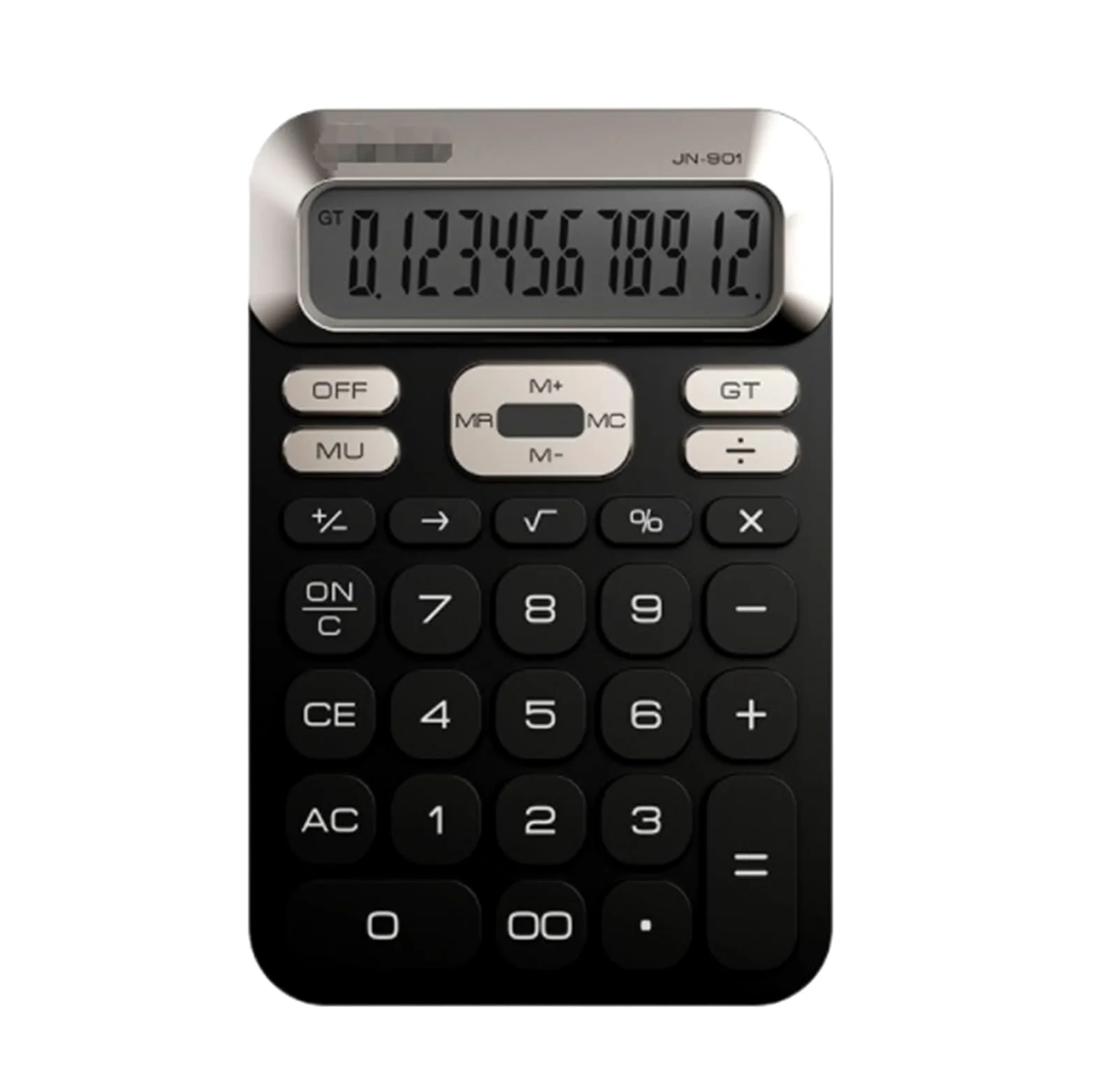 Strumenti Di Calcolo Calcolatrice Da Tavolo Di Base Con Display A 12 Cifre Adatta For Casa E Ufficio Adatto Per Lo Studio(Black)