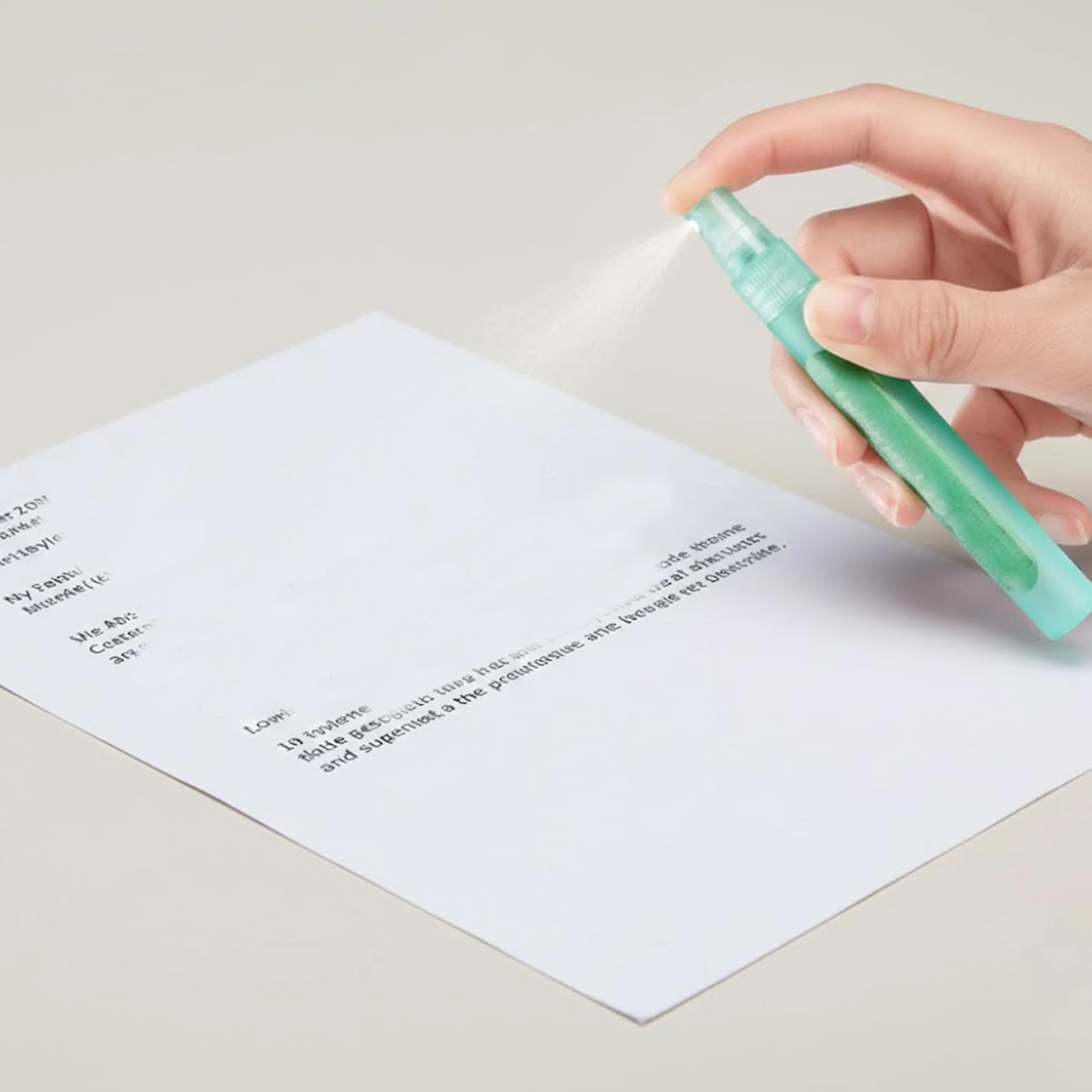 Spray Per La Protezione Della Privacy, Asciugatura Rapida Termica Cancellazione Per Documenti Pacchi Fatture (2)