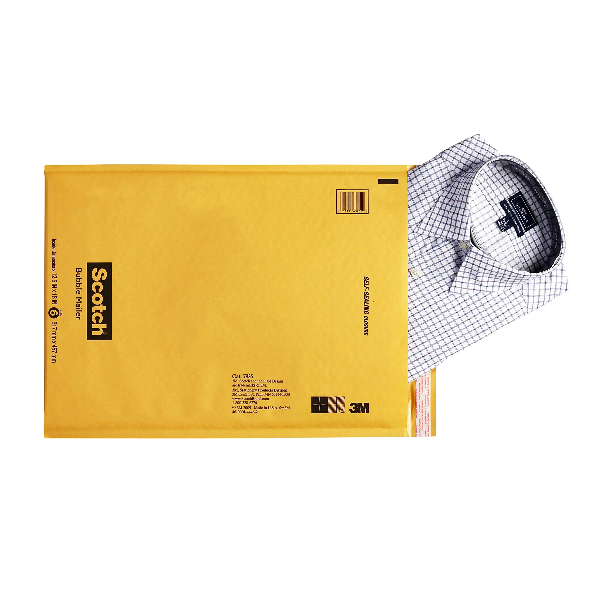 Scotch Bubble Mailer, 9.5 in x 13.5 in, size # 4, 10-pack (7974)