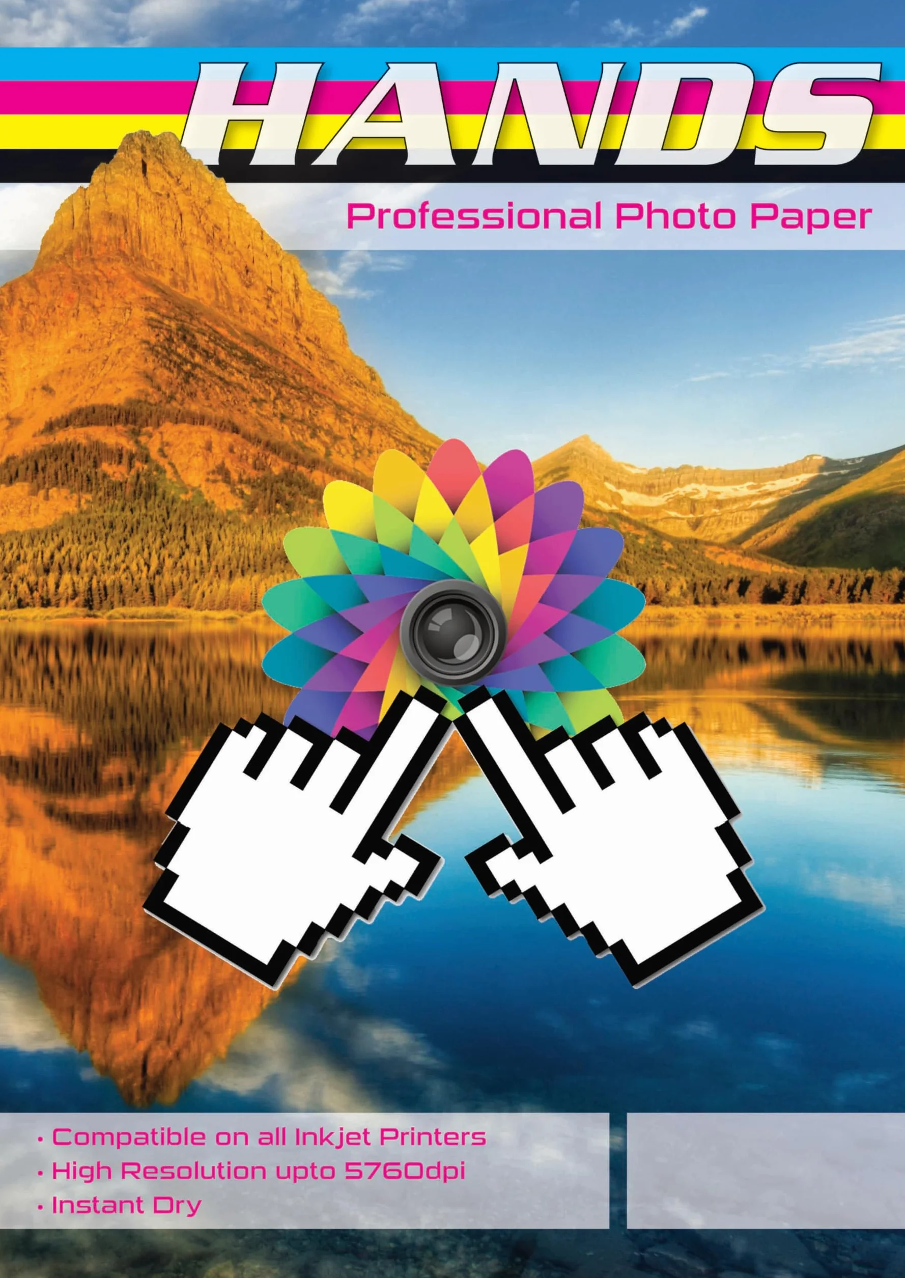 Hands Professional - 400 fogli di carta fotografica lucida, opaca, 235 g/m², 15 x 10 cm