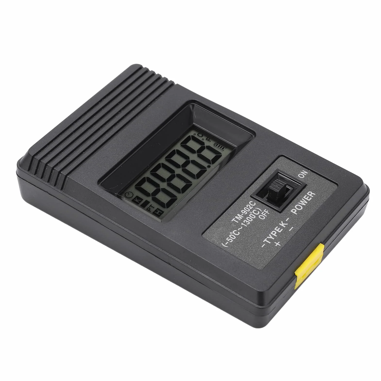 Termometro Digitale a Termocoppia Tipo K con Sonda, Display LCD Industriale per Gas e Liquidi