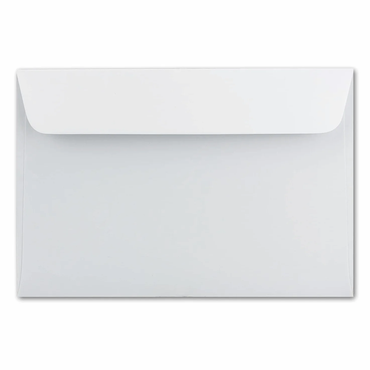 Buste da lettera, di colore bianco, formato B6, 125 x 185 mm, con striscia adesiva 1000 Umschläge Weiß - Haftklebung