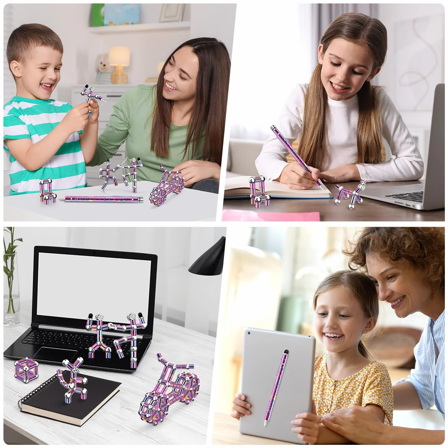 Magnetica Fidget Pen, idee Regalo Femmina Uomo Compleanno Penna Magnetica, Regali per Lui/Lei, Regali Teenager