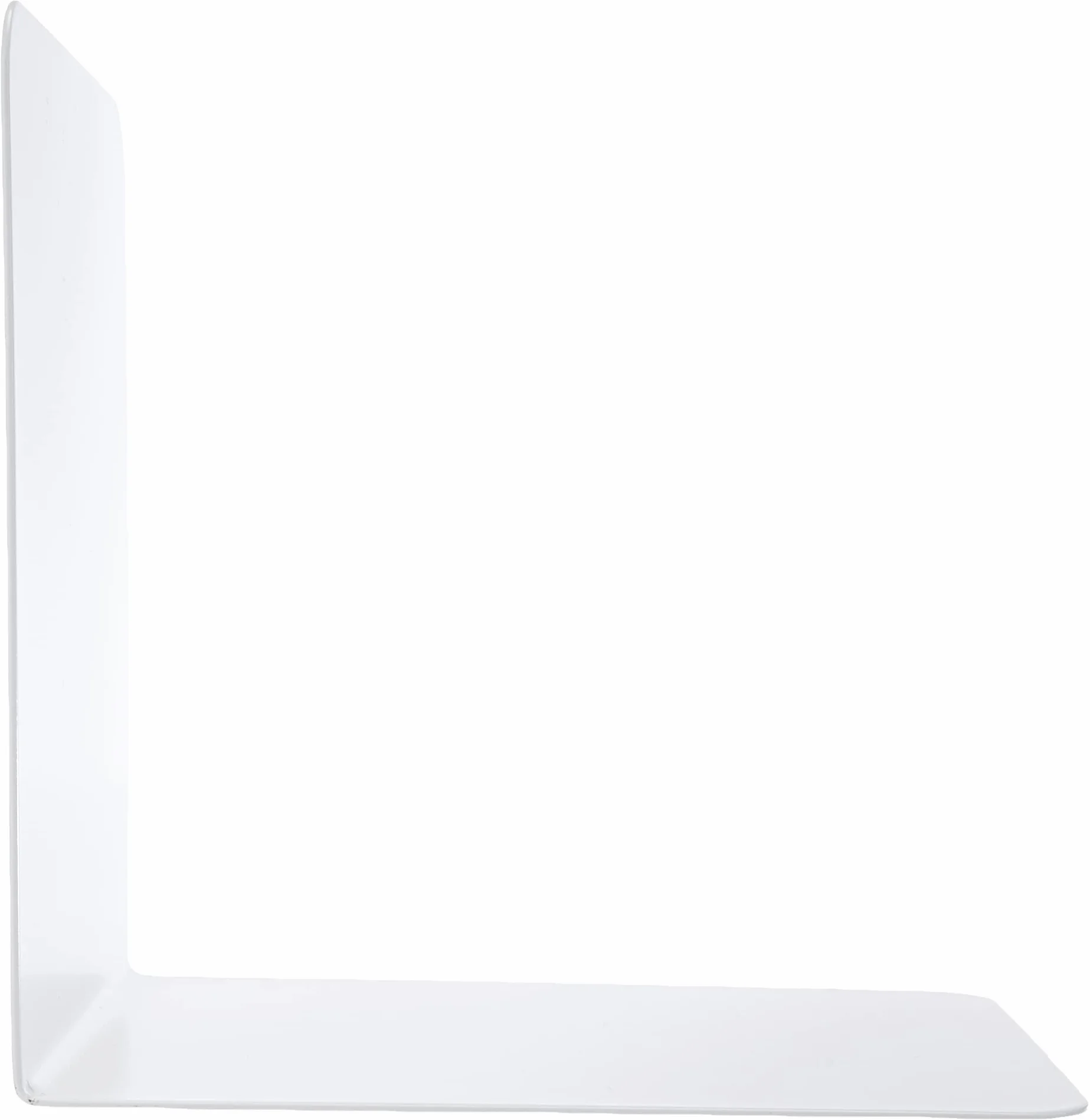 Alco 4302-10 Reggilibri in metallo 130x140x140 mm 2 pezzi Bianco