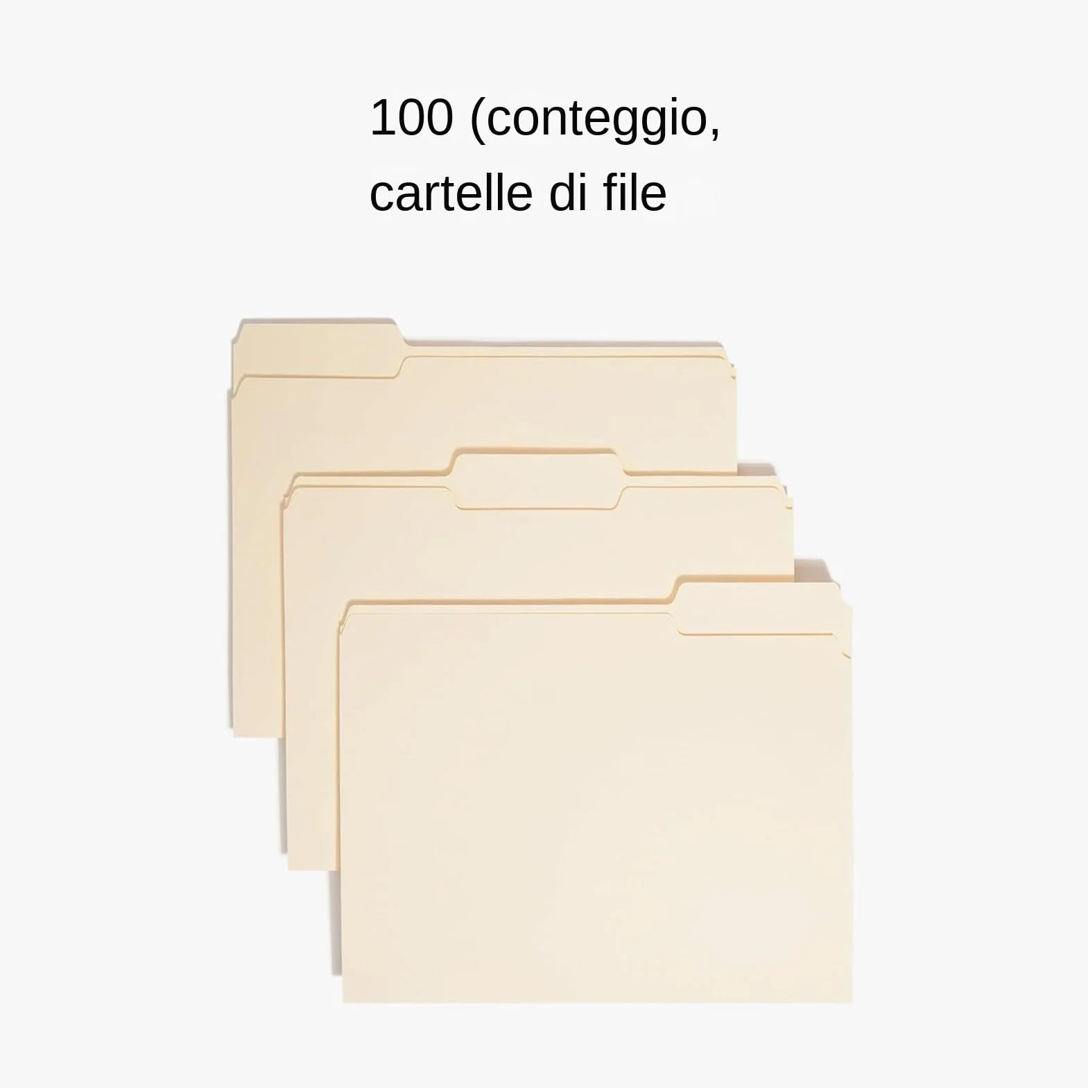 Cartelle Per Documenti - Per Archivio Con Linguette A 1/3 Posizione,Organizzazione Documenti Scuola Ufficio Gestione Flusso Lavoro Contratti Aziendali