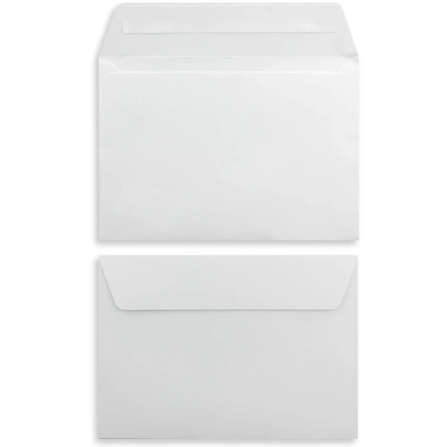 Paper24 - 1000 buste per lettere, formato DIN C6, con chiusura adesiva, 11,4 x 16,2 cm, 120 g/m², ideali per lettere e inviti, colore: Bianco