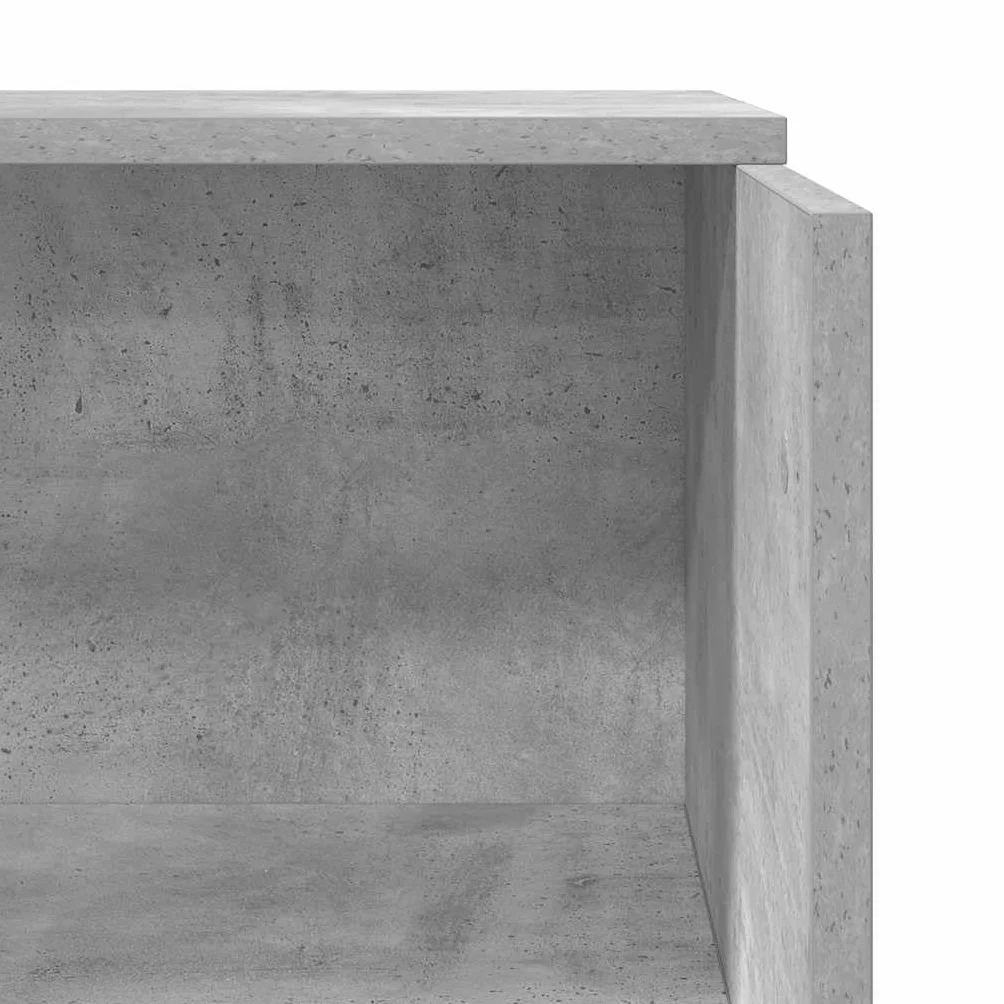 vidaXL Reception Grigio Cemento 55x50x103,5 cm Legno Multistrato Ufficio, Cassa, Salone