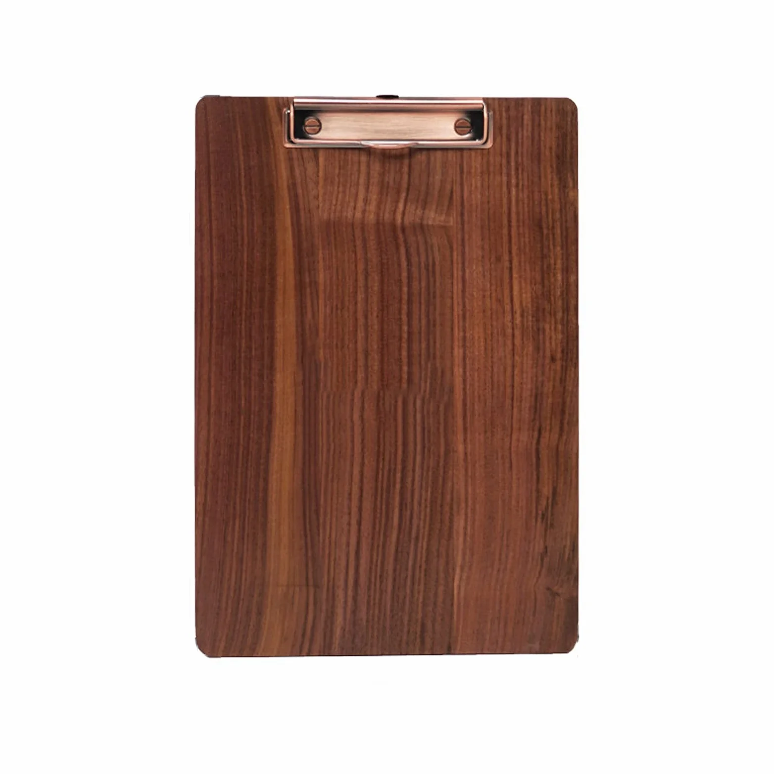 Portablocco Black Walnut Appunti con Clip in Metallo Clip Data Organizzazione Cartella Scrittura Board Bill Cartella Binder per Home, Ristorante, Affari (2 Confezioni) Clipboard Portablocco