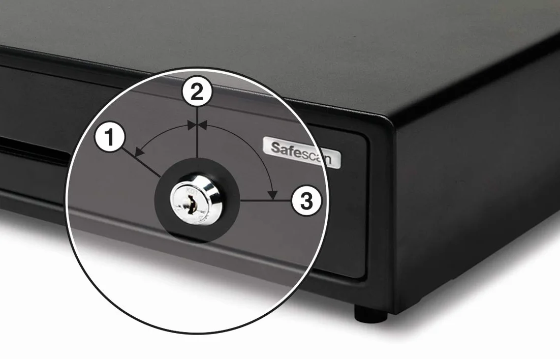 Safescan SD-4141 cassetto per soldi conserva i contanti - Cassa cassetto con 4 scomparti per banconote e 8 per monete - Connessione RJ-12 - Cassetto registratore di cassa 41 x 41,5 x 11,5 cm