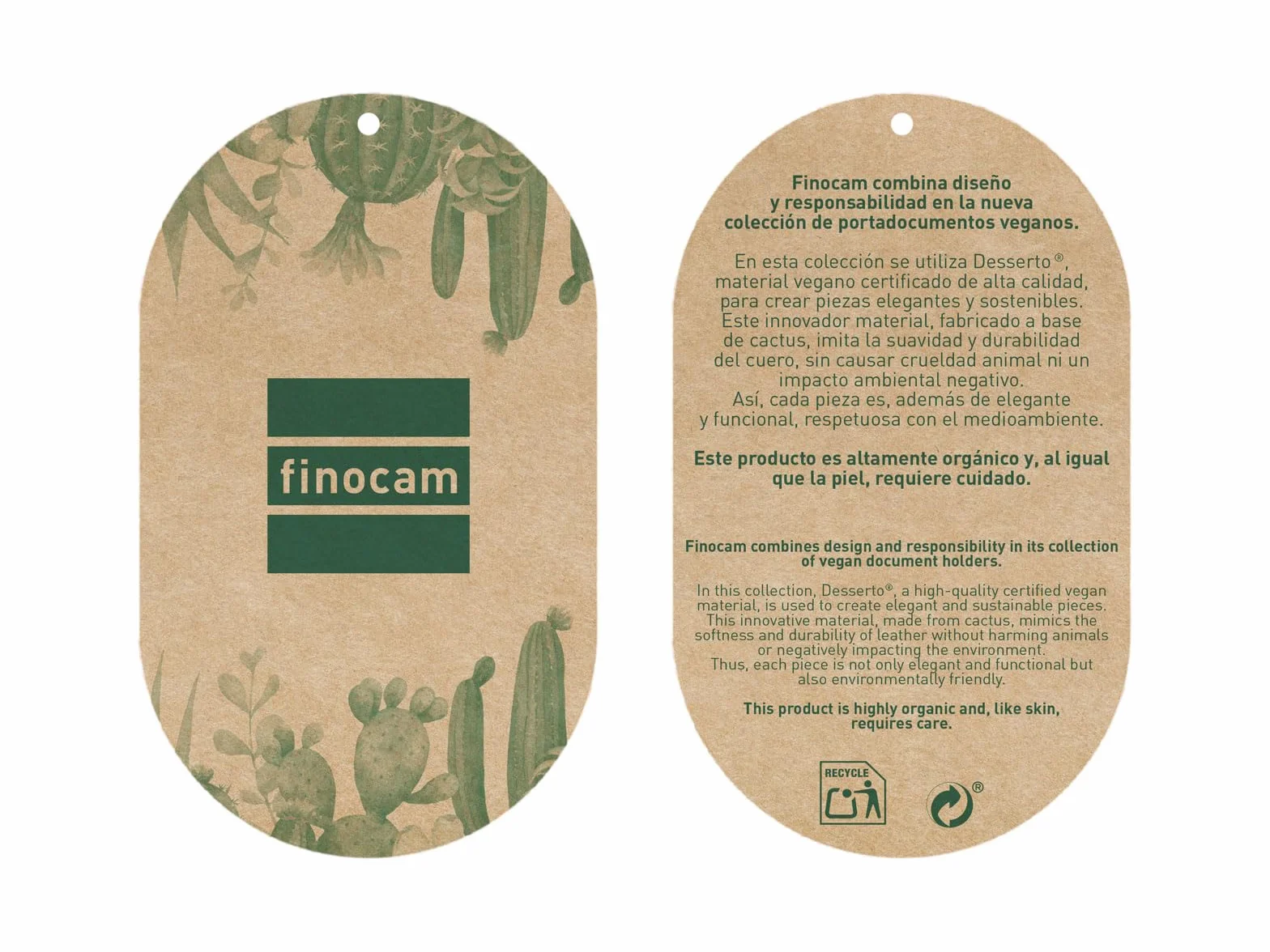 Finocam - Portadocumenti A5 NOPAL - Nero | Cartella con Cerniera - Tasca interna per tablet | Cartella per appunti | Portadocumenti BIOMATERIALE - BASE CACTUS