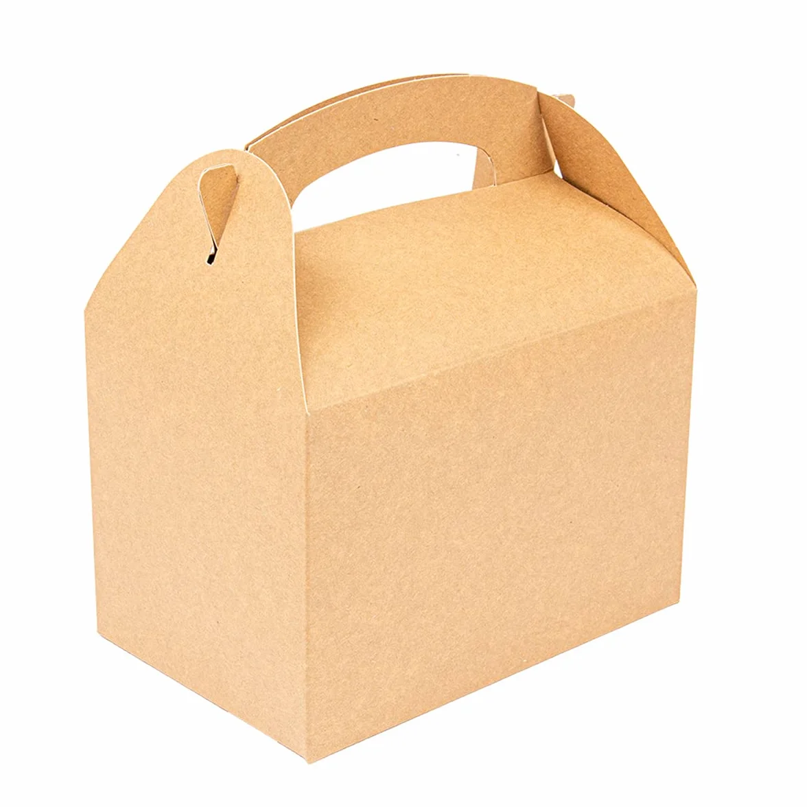 Scatole menu per bambini Kraft 250 g/m2 17 x 16 x 10 cm 50 unità