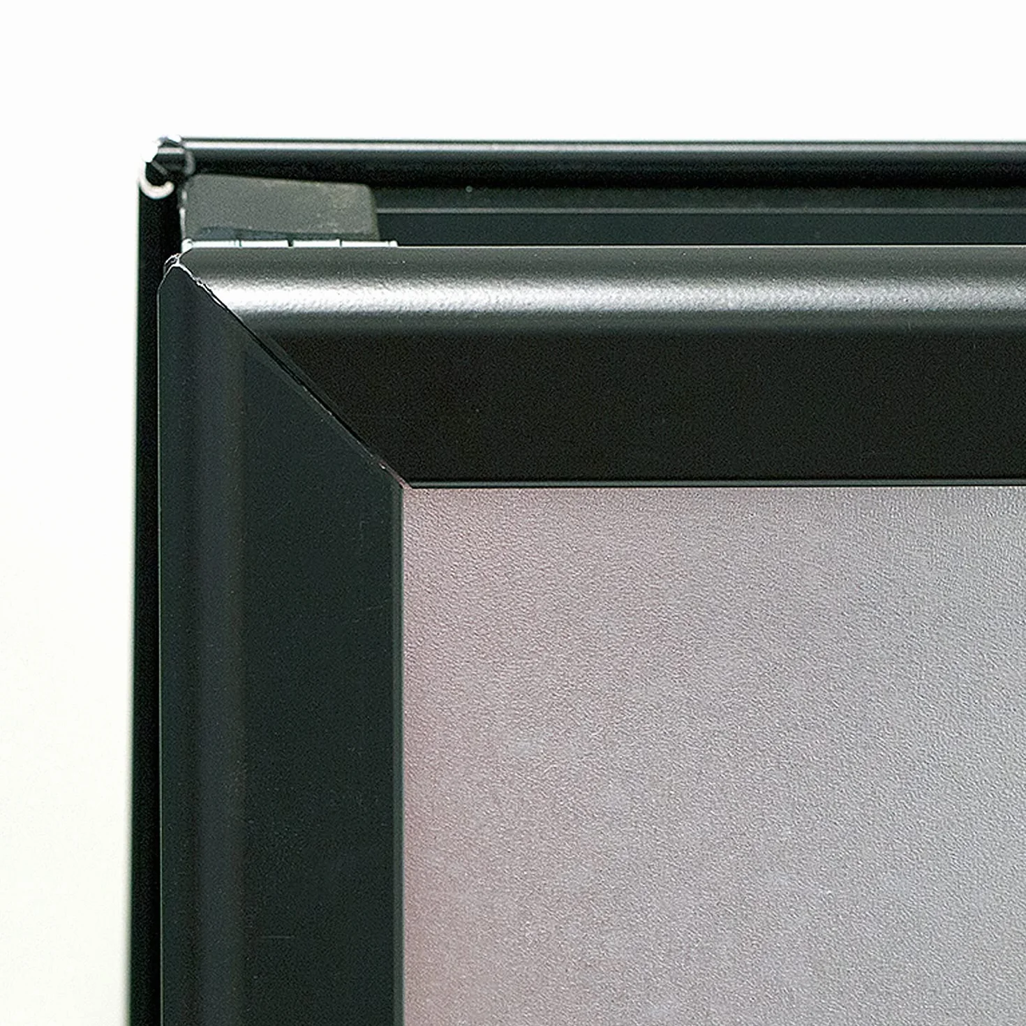DisplayLager - Supporto per Poster, Formato A1 (Bifacciale), Alluminio, Argento, Alu-Line - Cavalletto Espositore Pubblicitario… (Nero, A1)