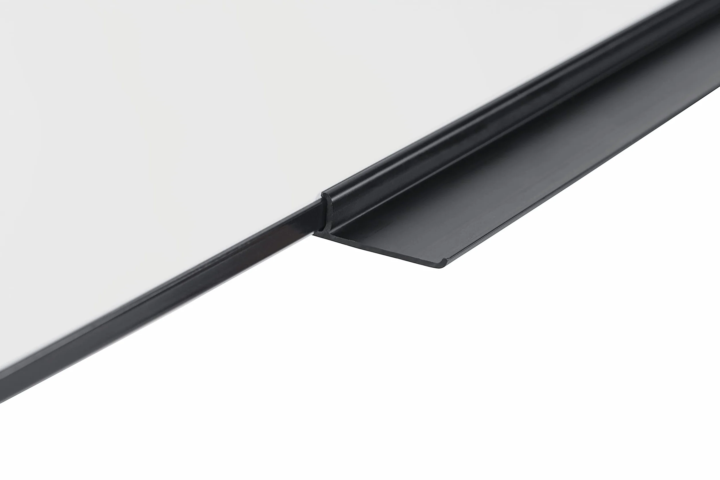 Economy Lavagna Bianca Magnetica, Lavagna Cancellabile A Secco Con Cornice Nero, 120 x 90 cm