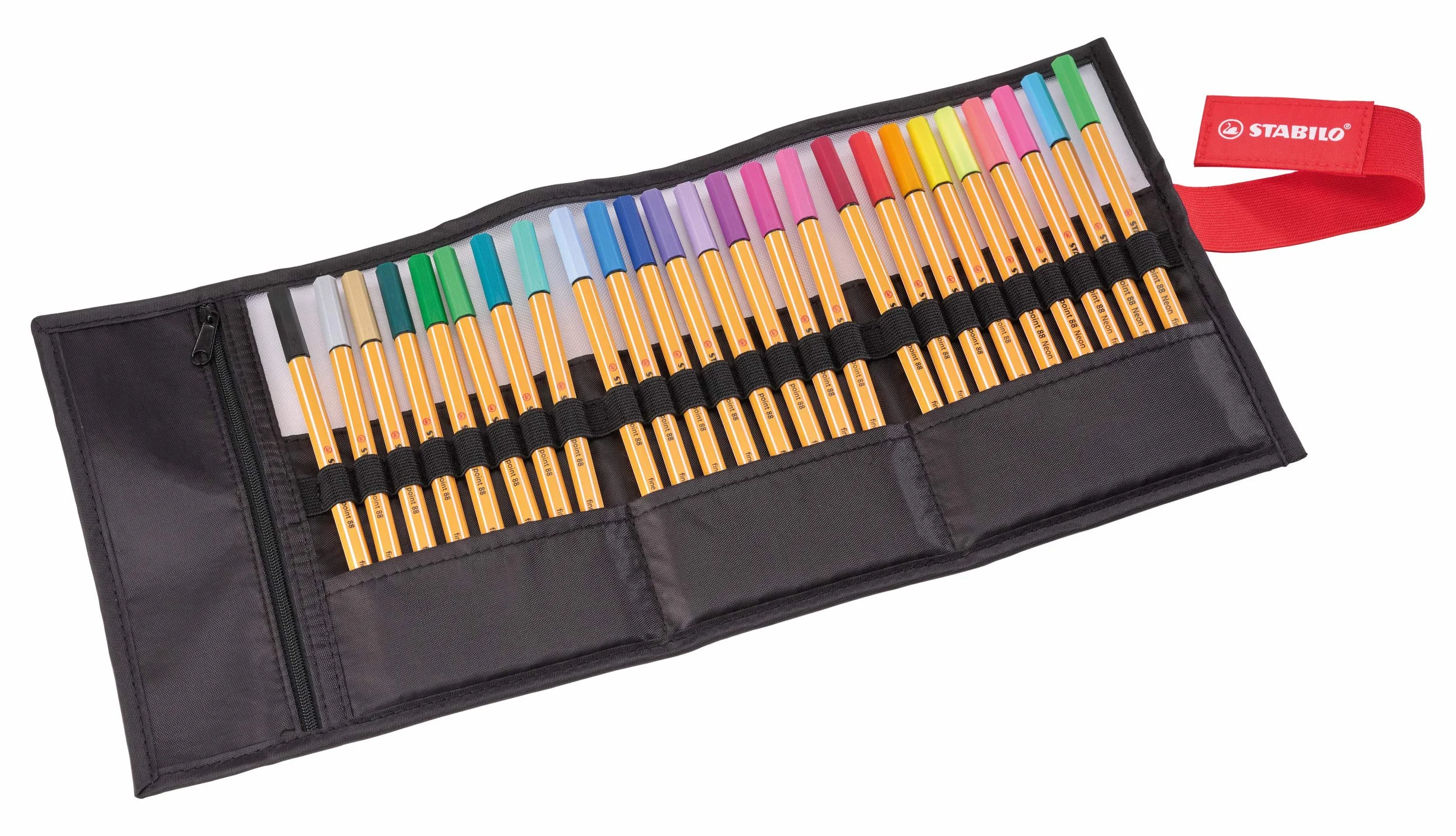 STABILO point 88 Fineliner Rollerset 25 Colori Assortiti ARTY Edition