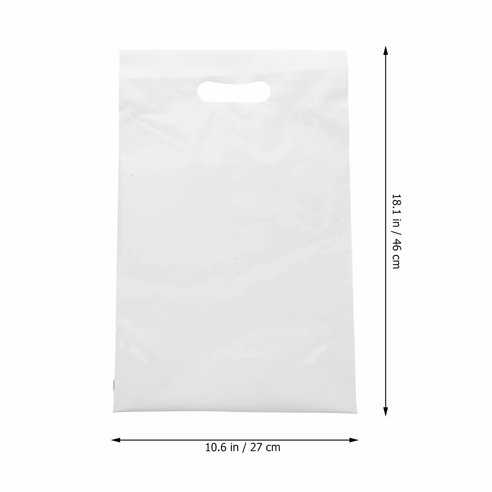 BETOOKY Buste per Spedizione Abbigliamento 100 Pezzi Buste in Polietilene Addensate 26x33 Cm Manico e Chiusura Adesiva per Imballaggio e Spedizione Abiti
