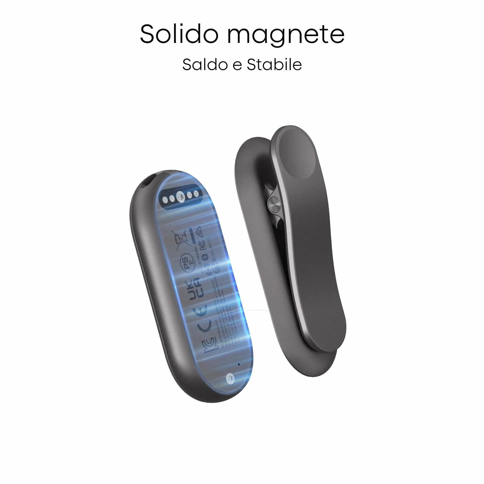 Plaud NotePin S & NotePin Accessori Magnetici Clip e Spilla per Registratore Vocale Intelligente (Dispositivo Non Incluso)