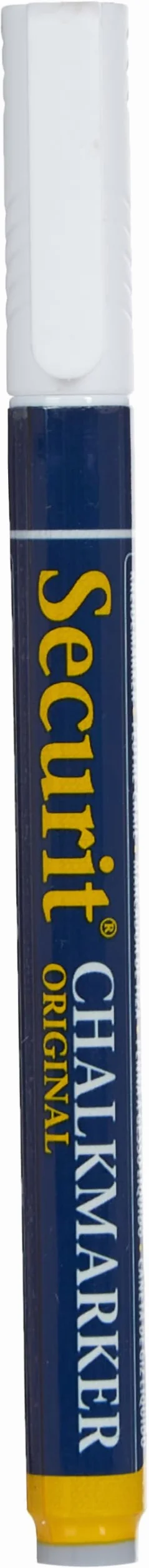 SECURIT Set Da 2 Pennarelli A Gesso Liquido Bianco Punta Fina 1-2mm