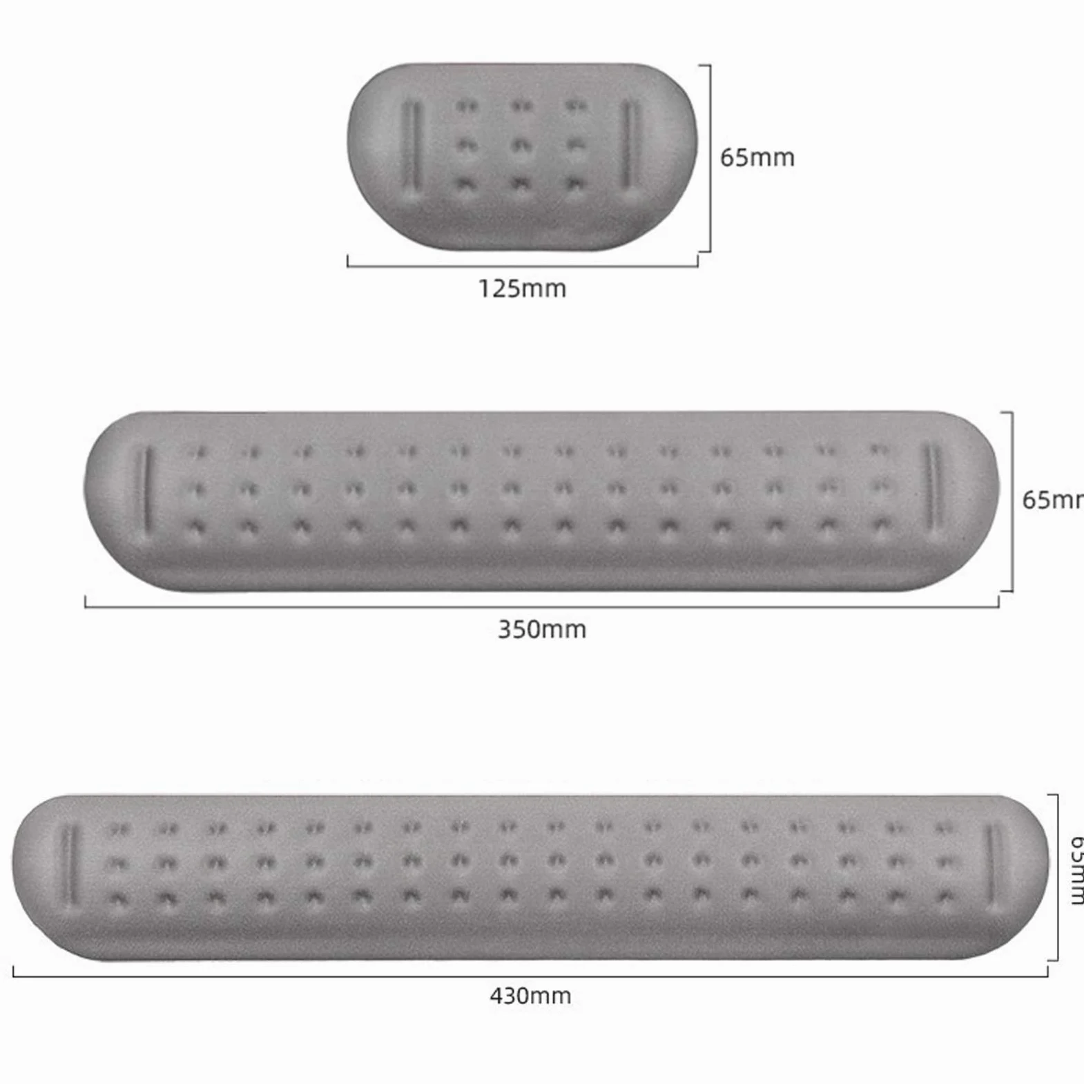 Tappetino poggiapolso per Tastiera, Tappetino per Il Polso, in Gomma Antiscivolo con Memory Foam per casa,Ufficio,Lavoro e Gioco