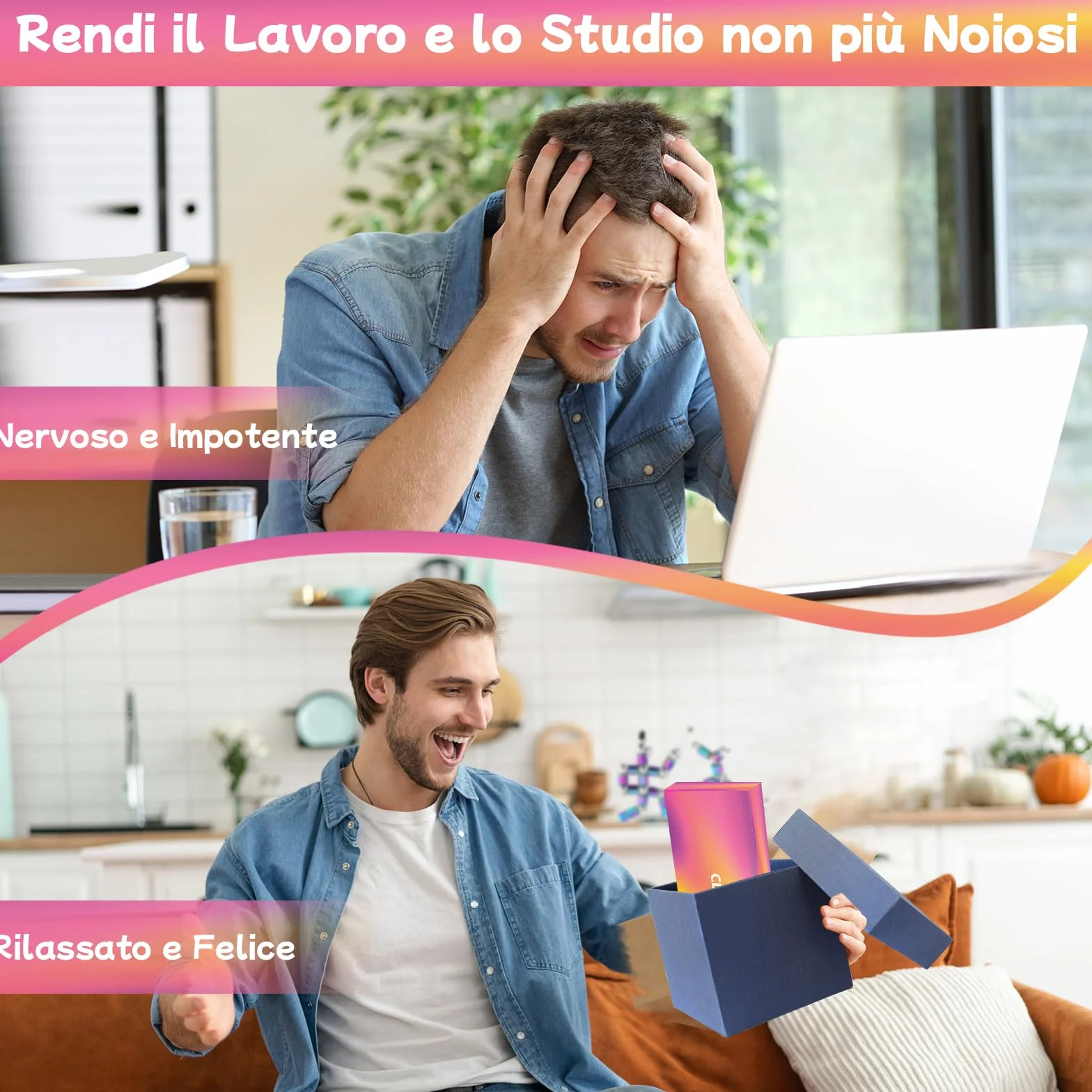 Penna Antistress Regali per Ragazza Adolescente Idee Regalo Creativo Compleanno San Valentino