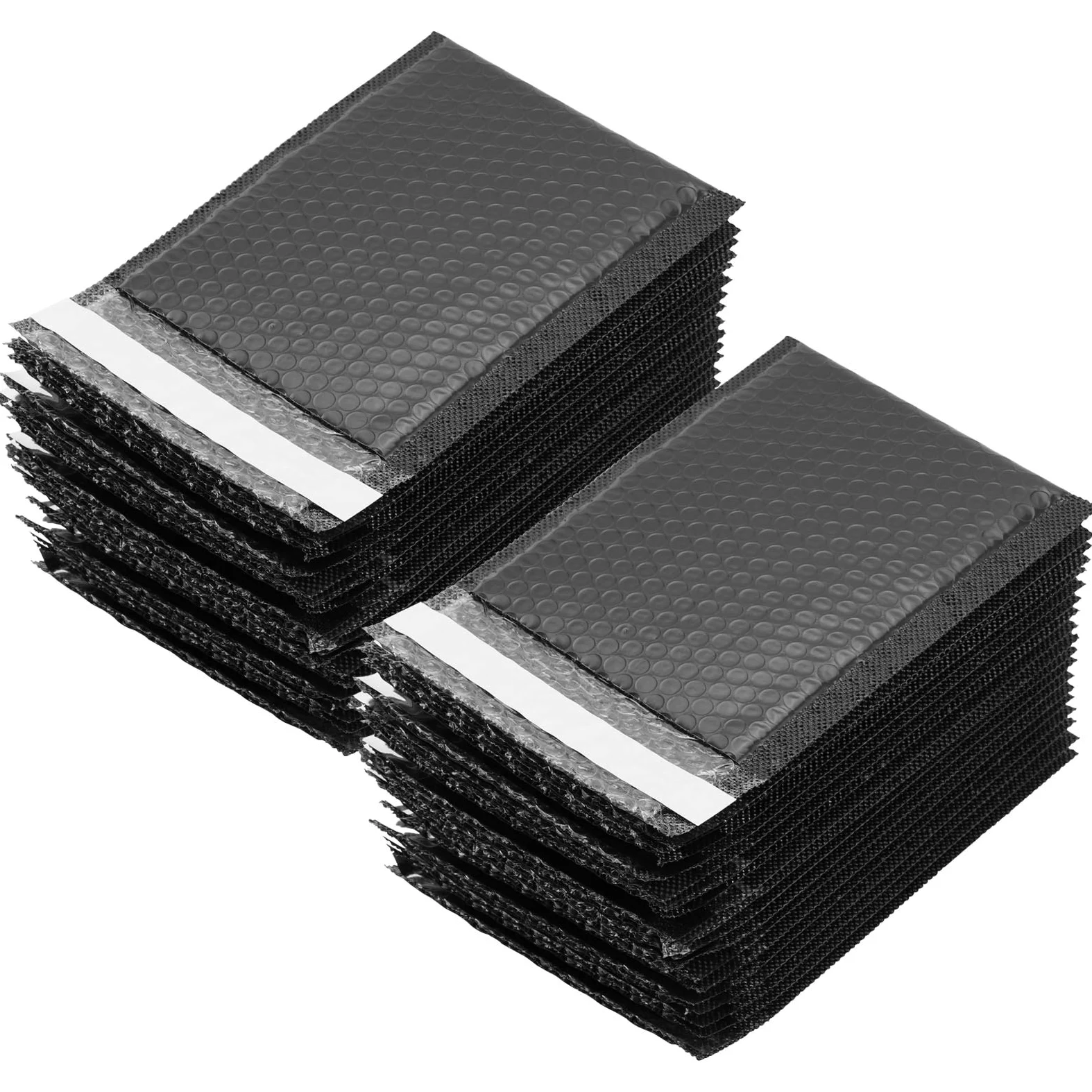 40 pezzi da 8 x 6 pollici Bubble Wrap Envelopes Mailers Padded for Shipping/Packaging Black