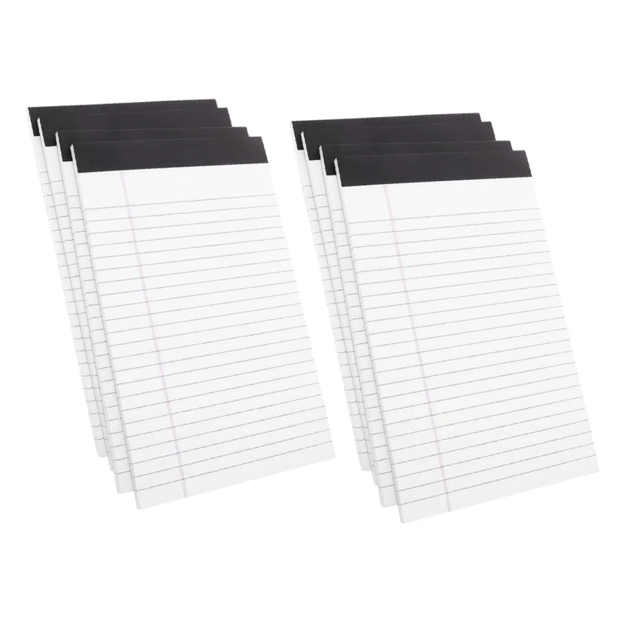 Lurrose Festa Scuola Decor Set di 8 Blocchi Note Legali A5 Carta a Righe Larghe, Facili da Strappare, Design Delicato e Semplice per Studenti e Appunti