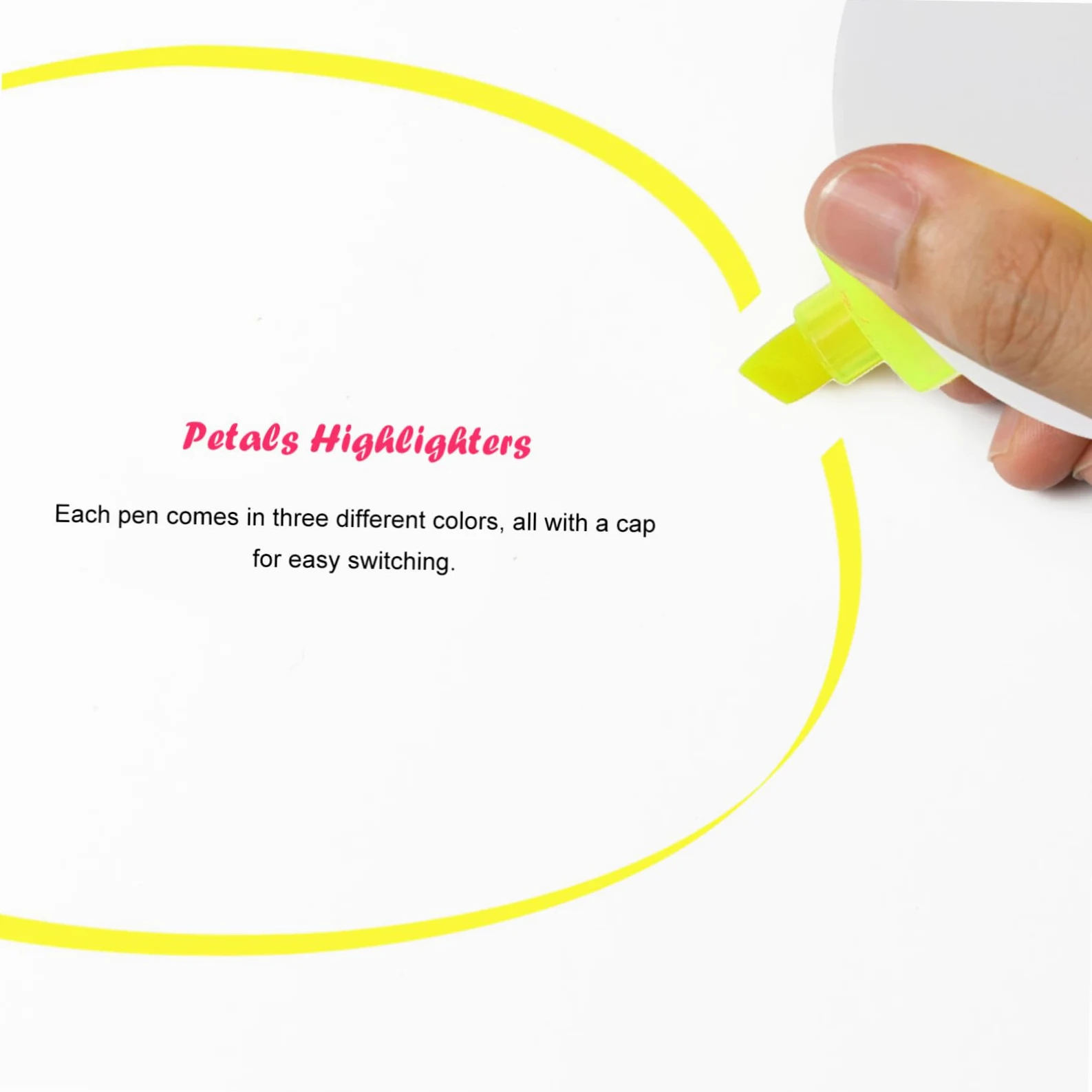 DOITOOL 3 Set Evidenziatori Penne Fluorescenti Per Journaling Design E Compatto Per Decorazioni 5 Pezzi * 3