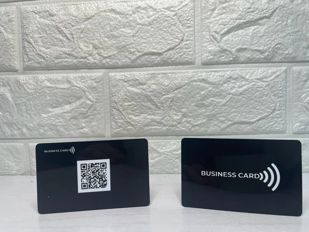 Biglietto da Visita Digitale NFC PVC Contactless Blu