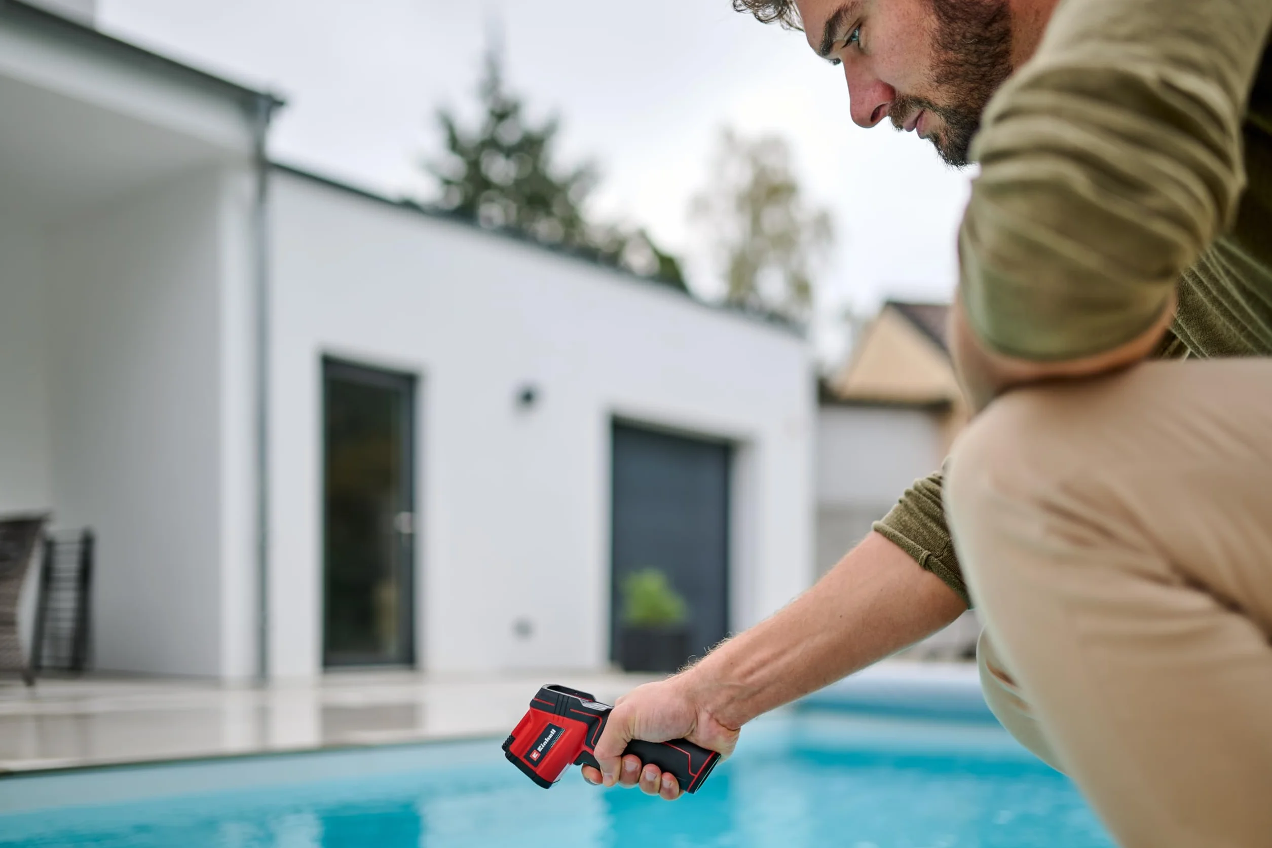 Einhell Termometro a infrarossi TC-IT 550 -50 a +550 °C 3 gradi di emissione regolabili display LCD retroilluminato
