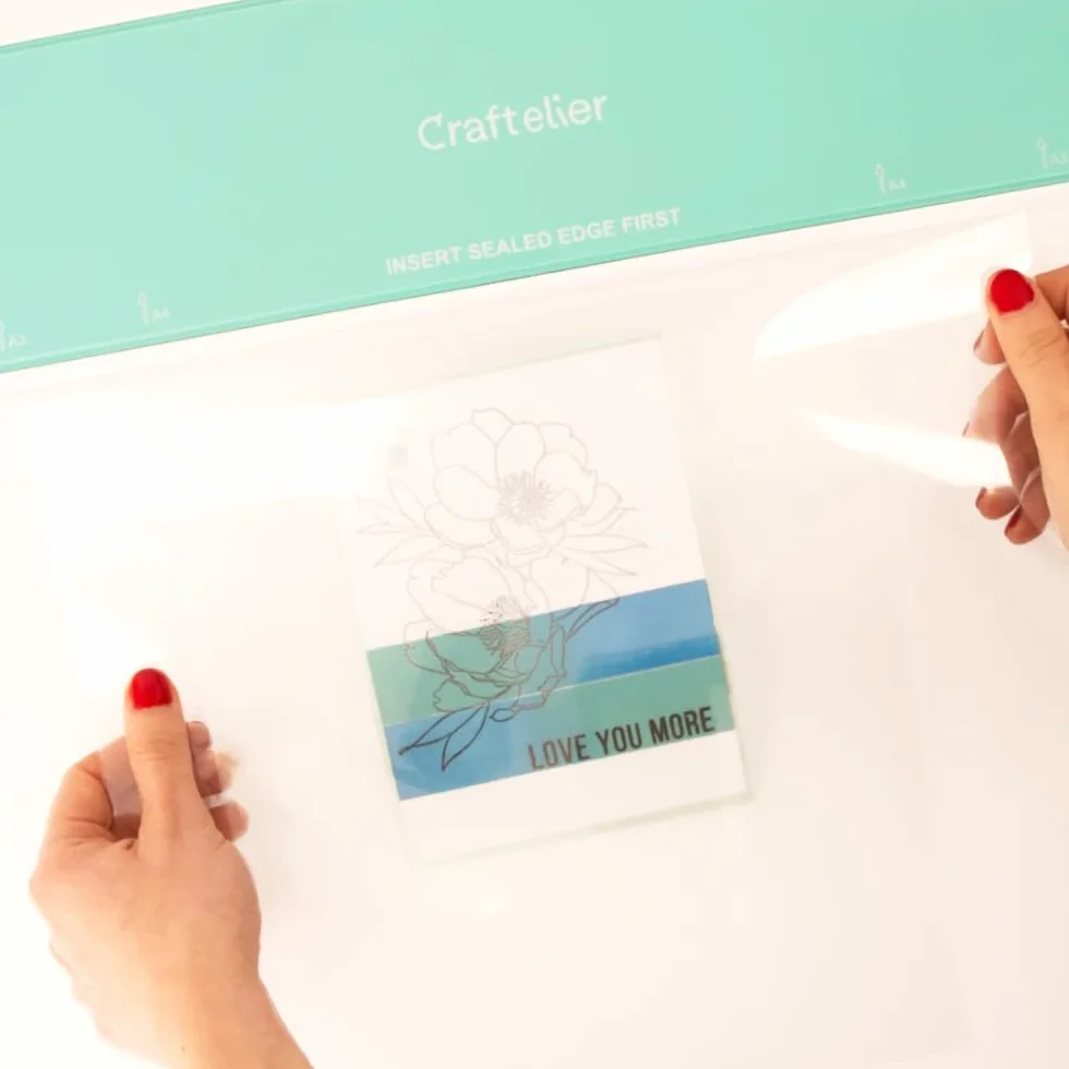 Craftelier Laminatore a caldo e a freddo e applicatore per lamine, buste da 80 a 125 micron, per sigillare documenti fino a 33 cm, facile da usare in ufficio, a casa o a scuola